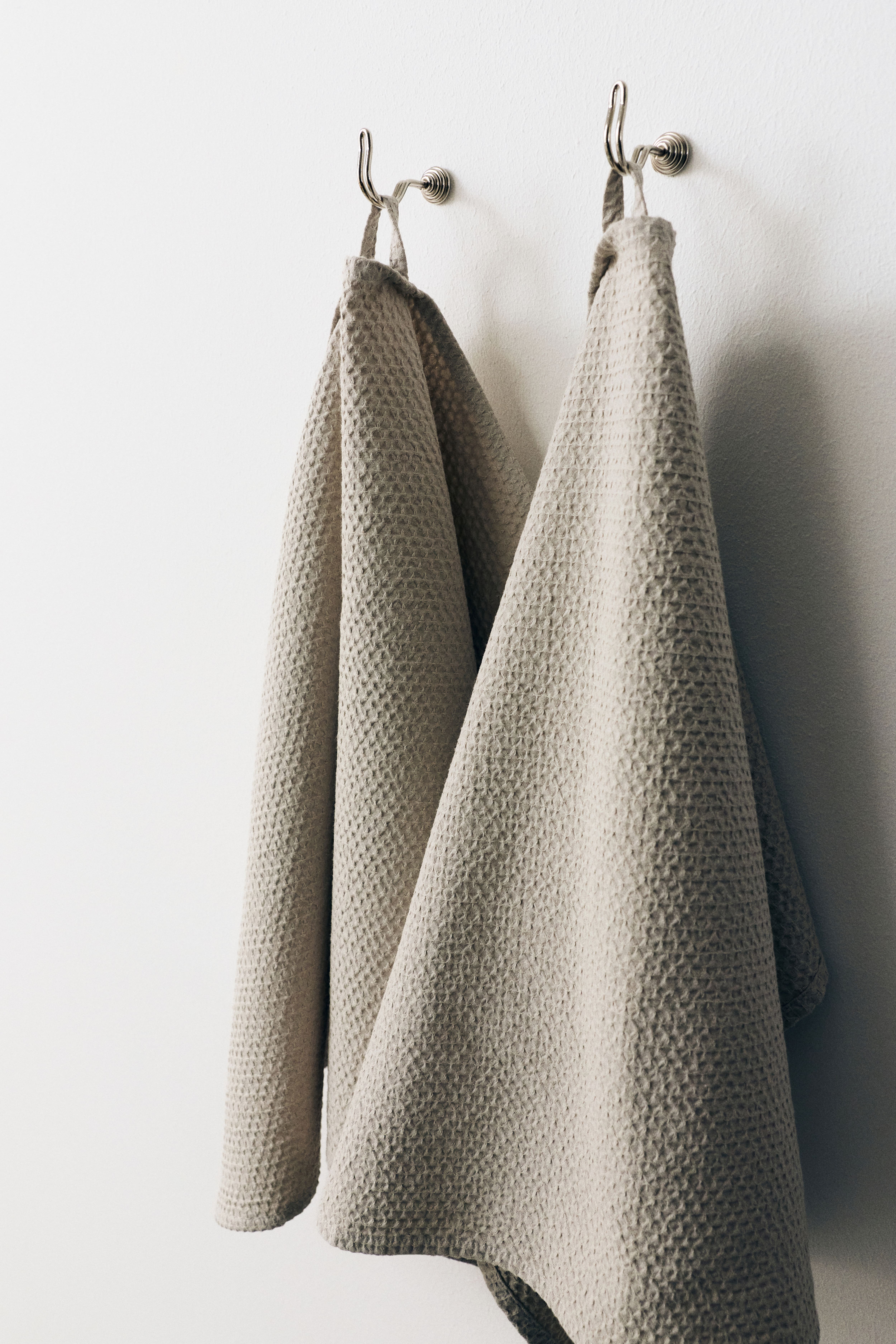 Lot de 2 linges à vaisselle gaufrés