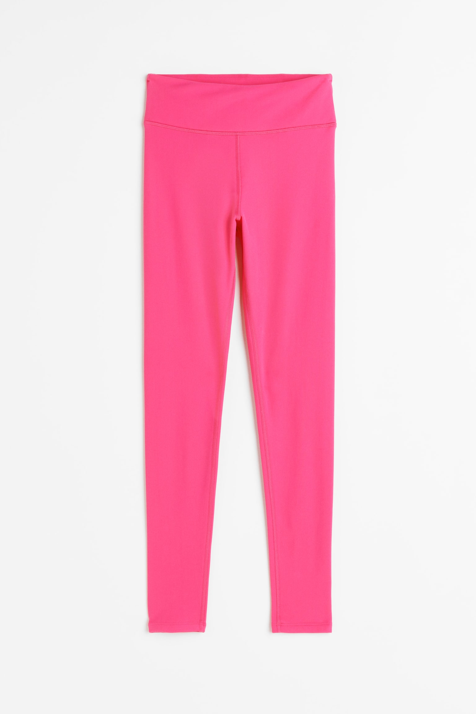 Warm Activewear Leggings - Bright pink/Black - 1