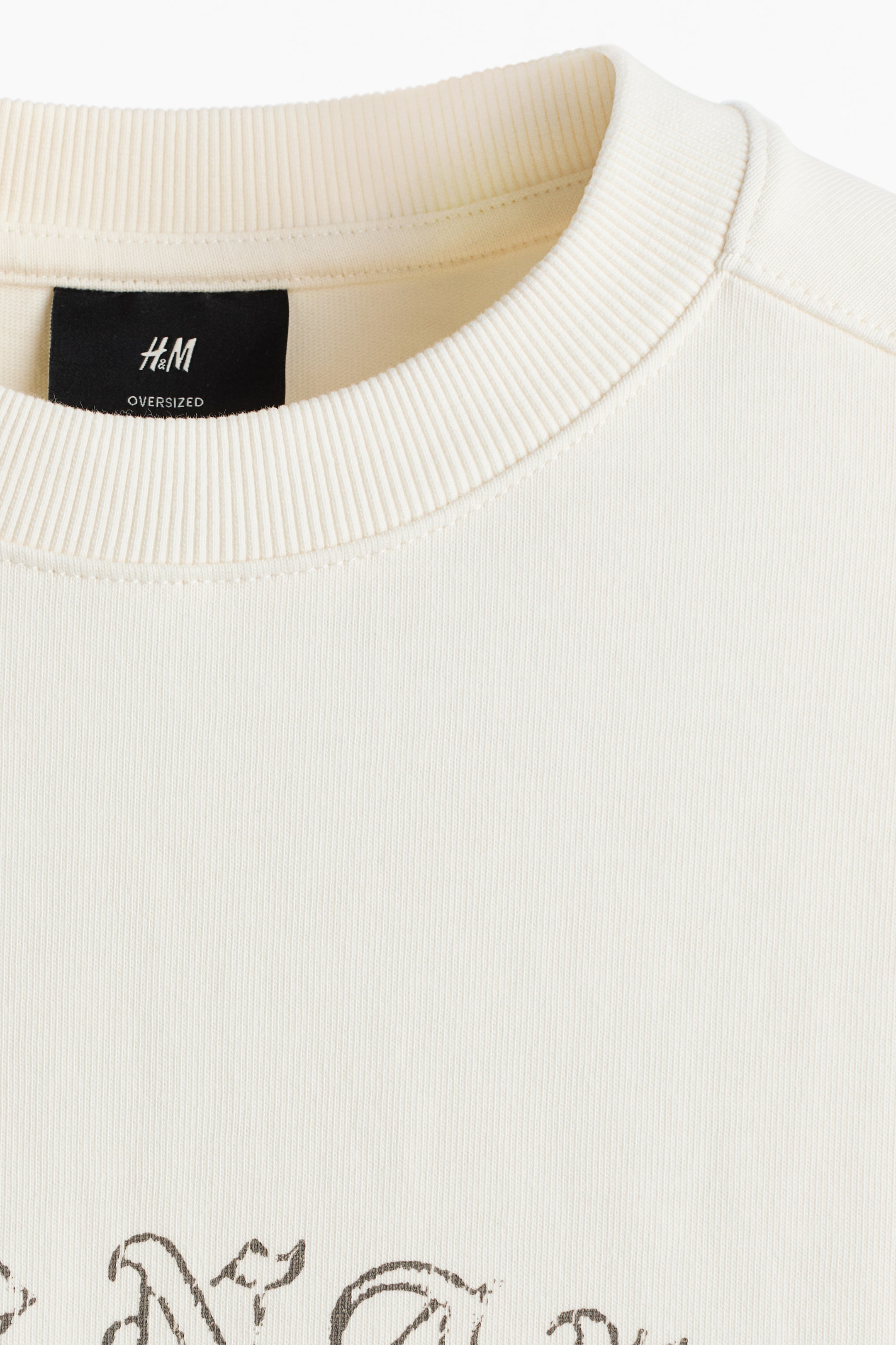 Oversized Printed Cotton T-Shirt