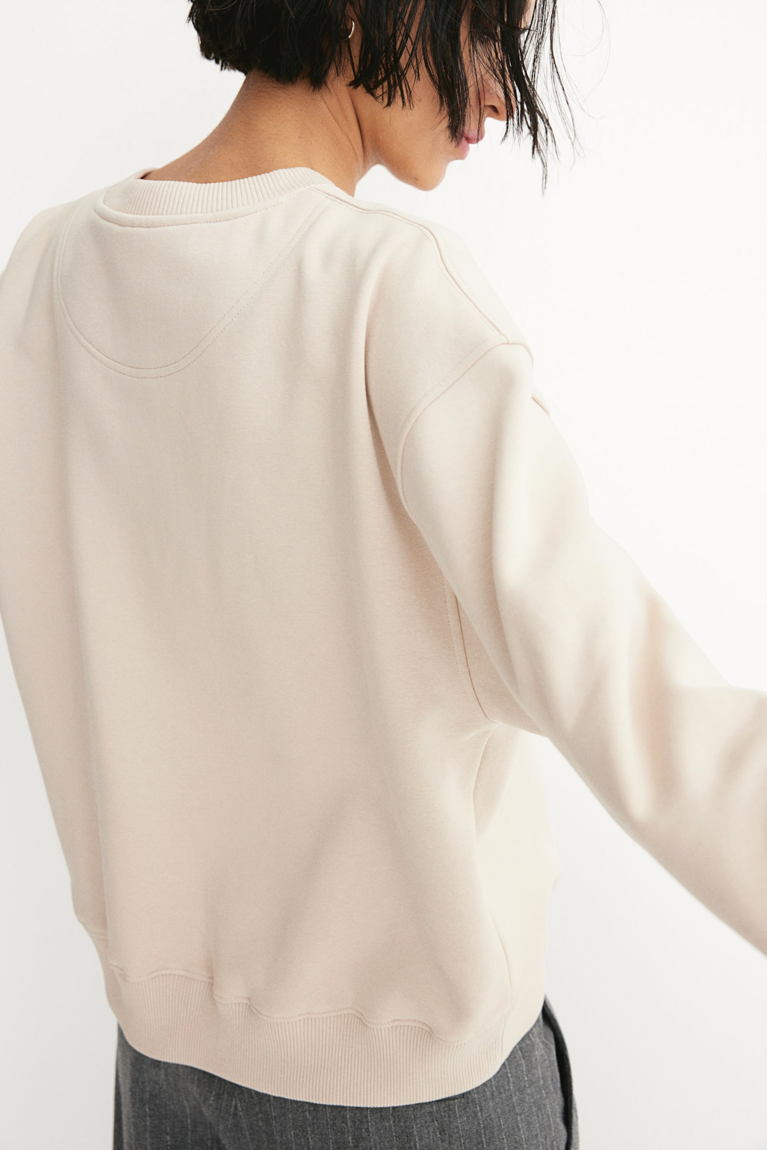 Motif-detail sweatshirt - Light beige/Les Nuits/Light sage green/Venice/White/The Hamptons/Cream/Paris/Dark red/Paris - 4