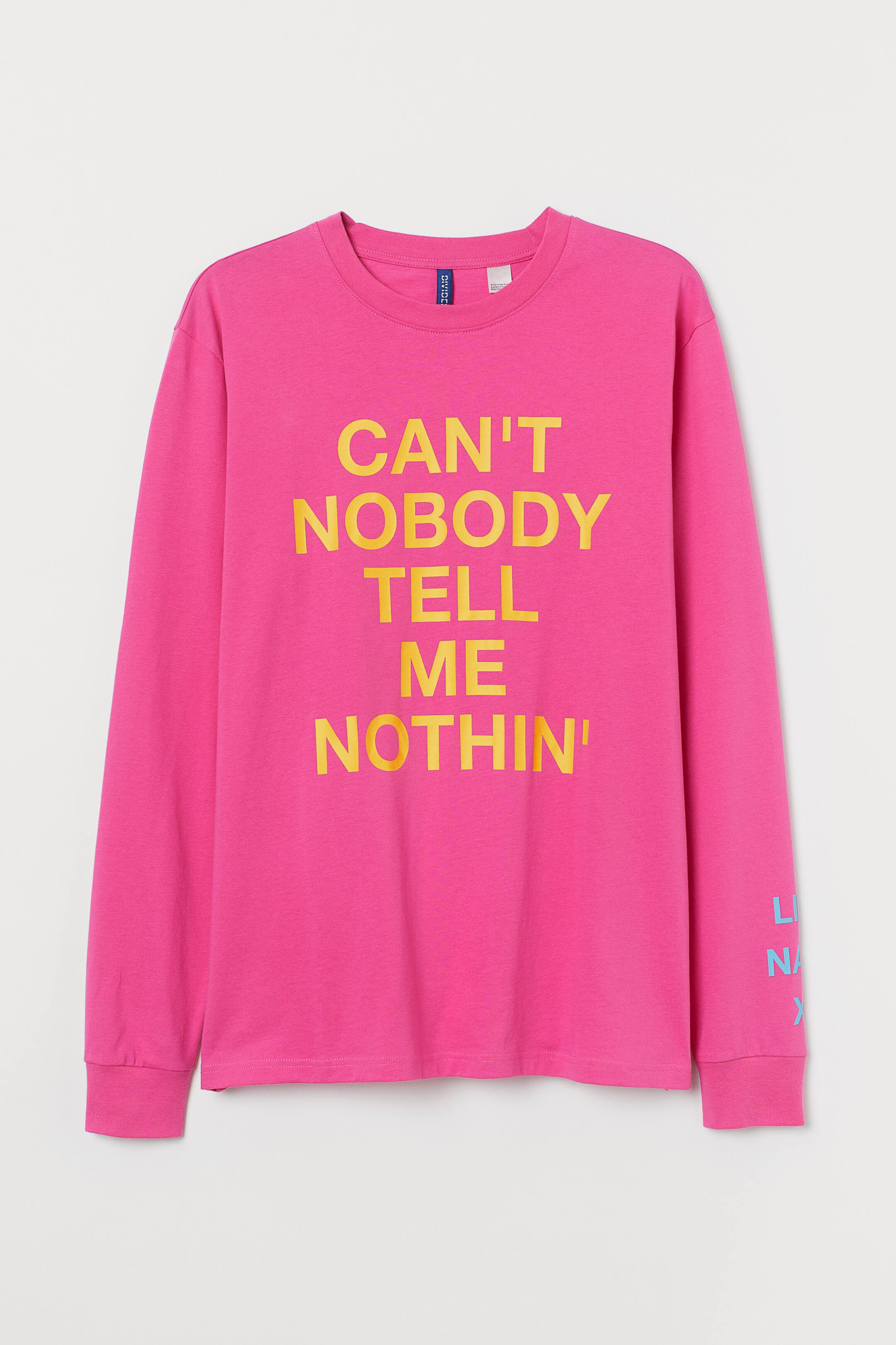 View larger image: Printed jersey top - Cerise/Lil Nas X - Men | H&M 1