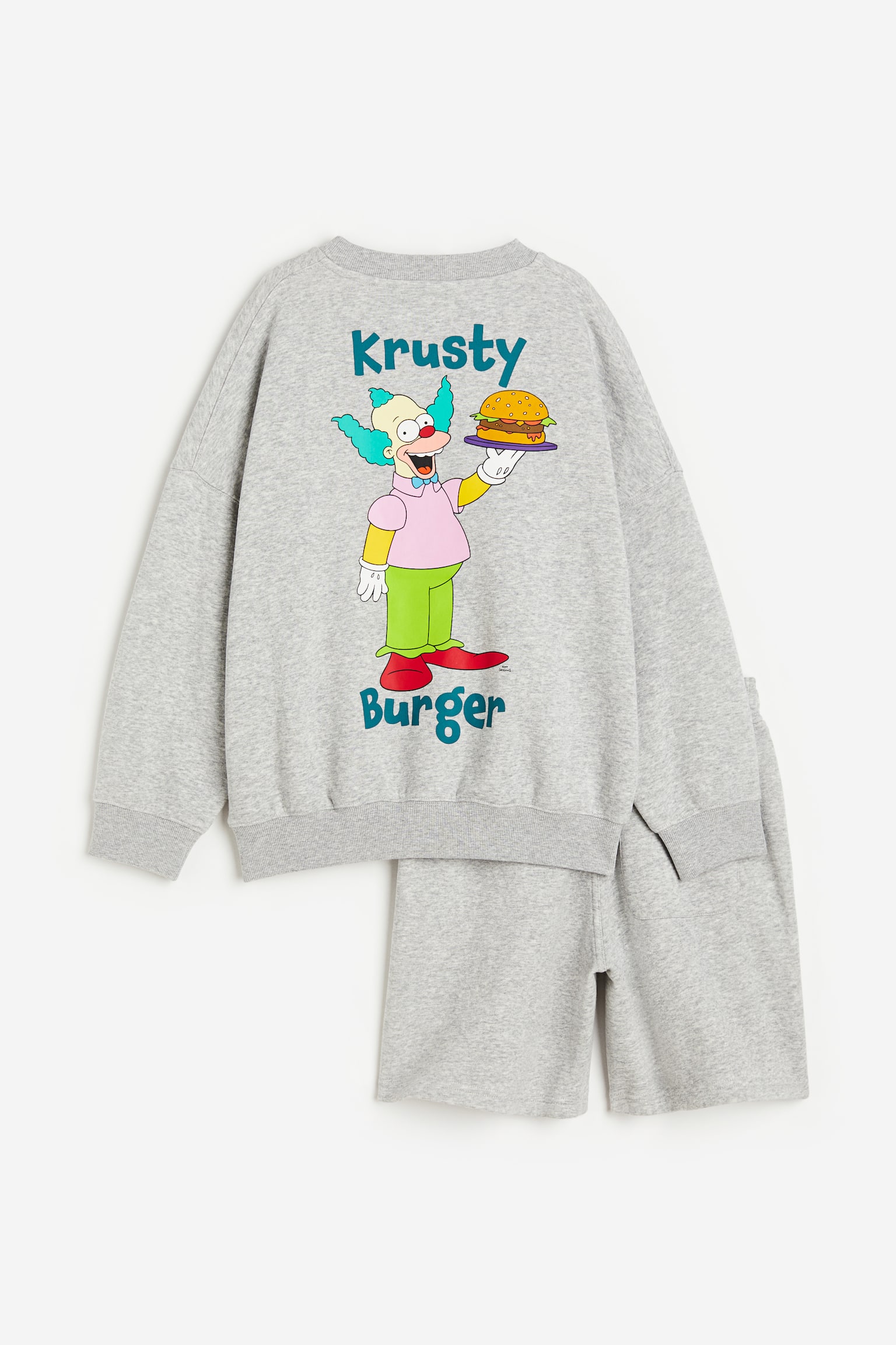 2-piece sweatshirt set - Light grey marl/The Simpsons - 1