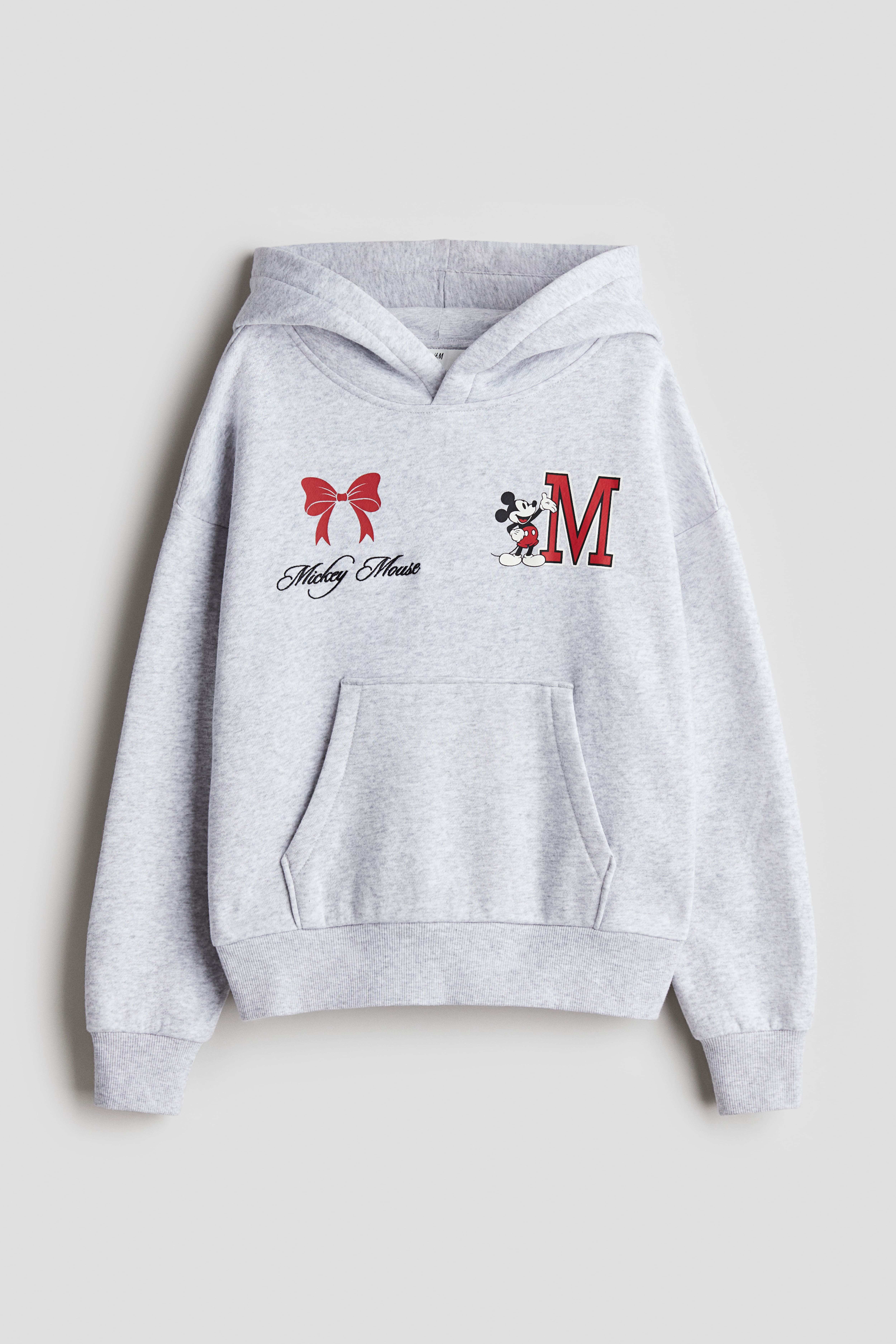 Mickey mouse hoodie grey hotsell