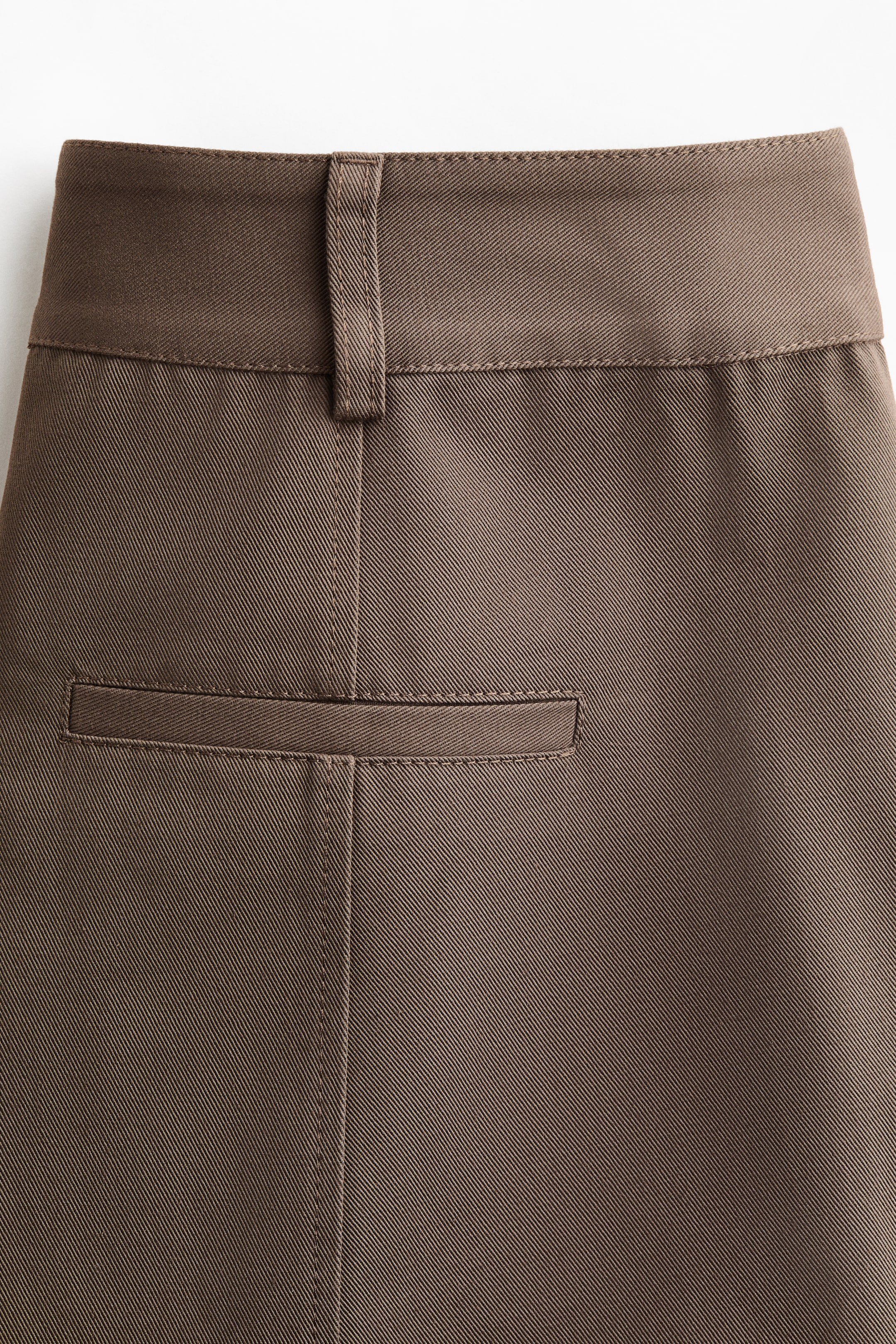 Cotton Barrel-Leg Pants