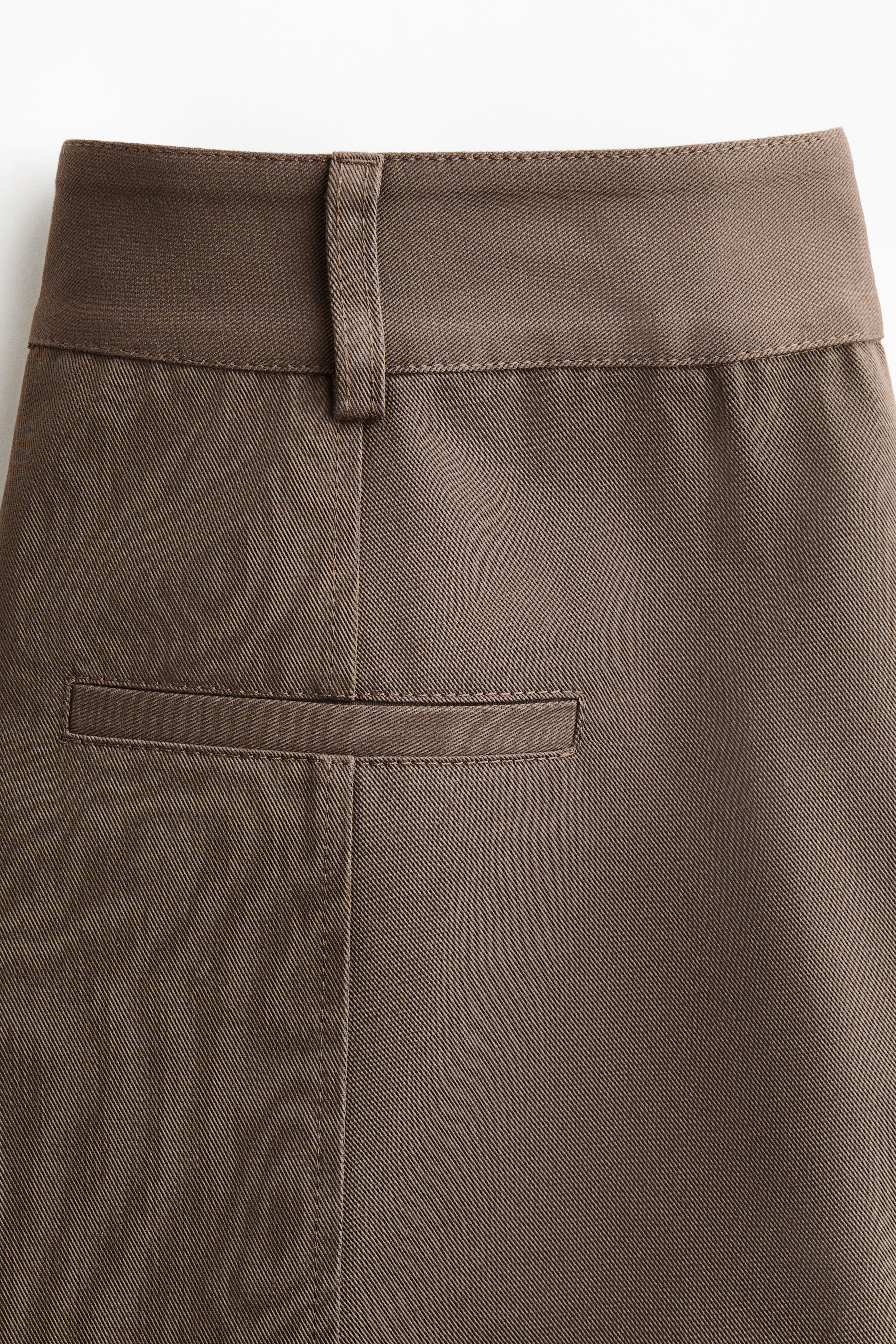 Cotton Barrel-Leg Pants
