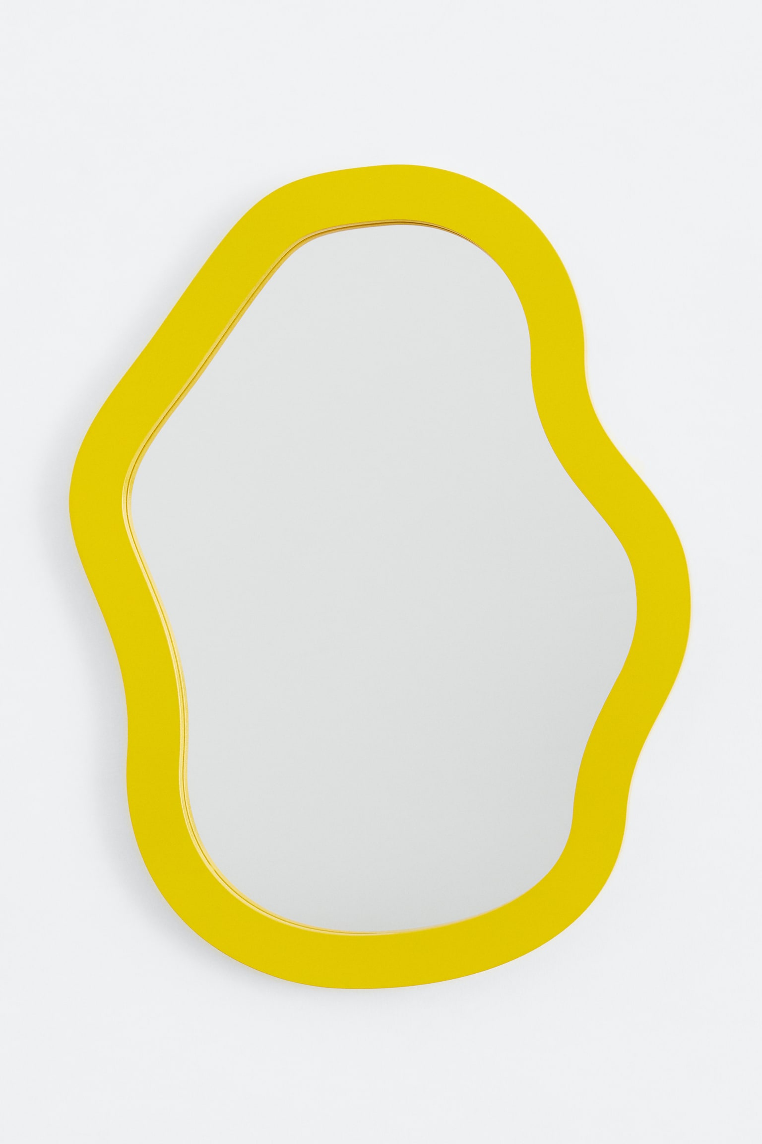 Shatterproof kids' wall mirror - Yellow - 1