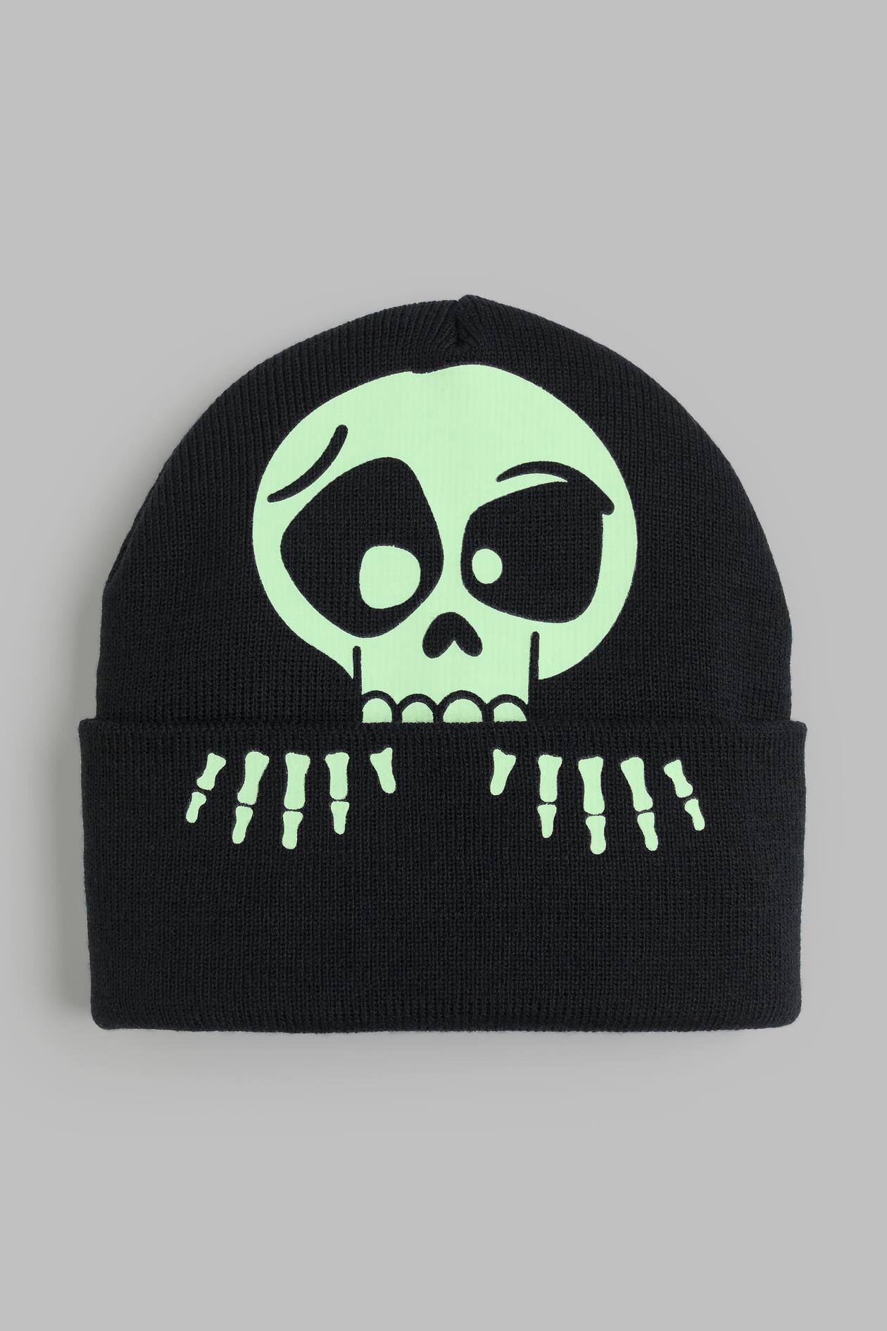 Print-motif Beanie - Black/skeleton - Kids | H&M US