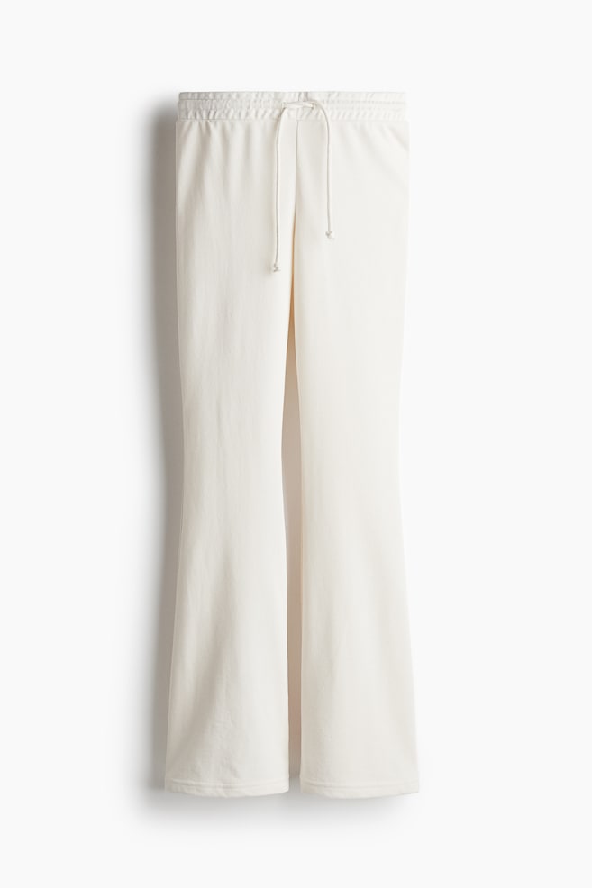 Flared joggers - Cream - 1