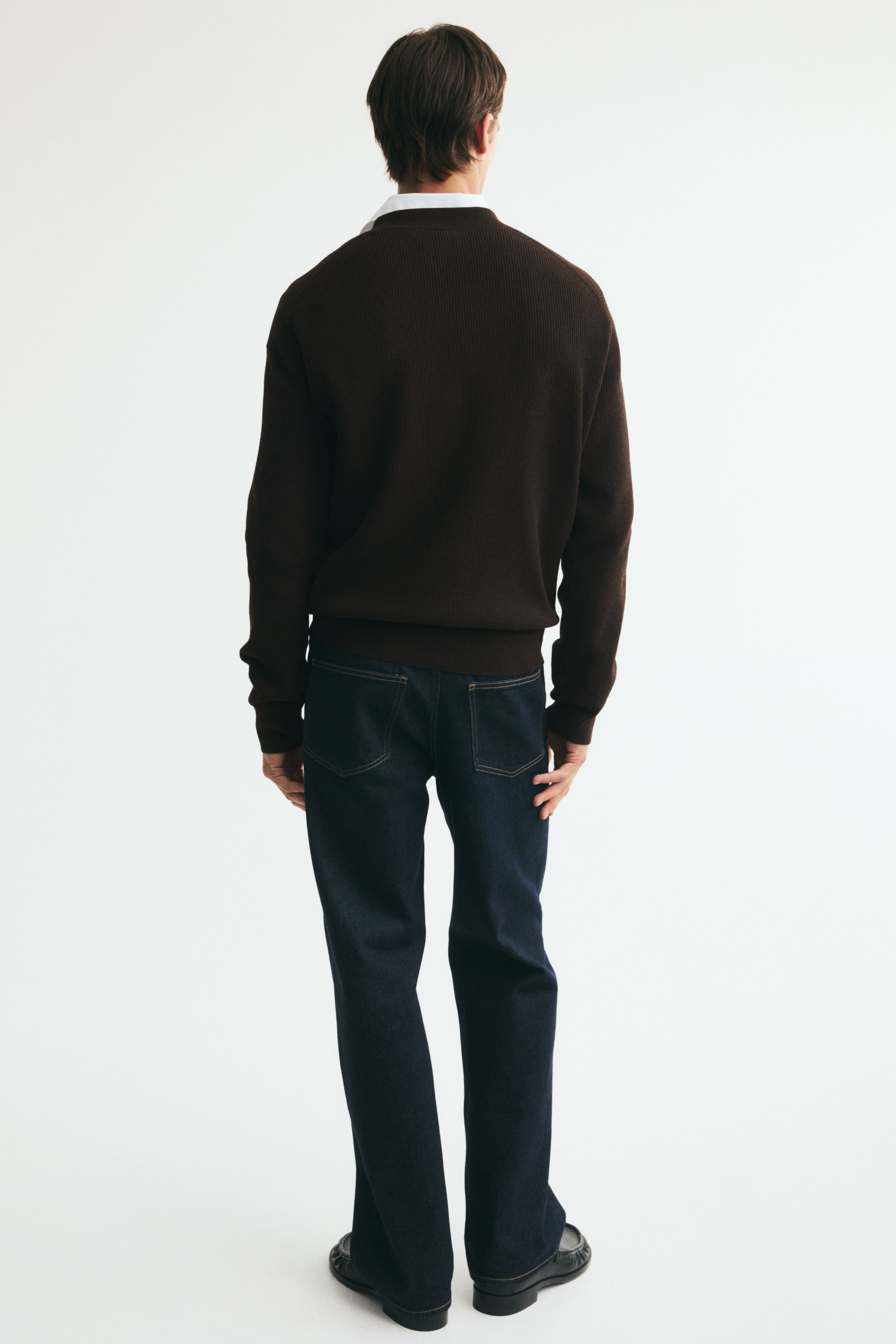Relaxed-Fit Rib-Knit Sweater