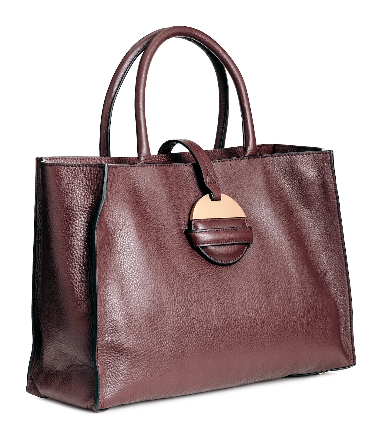 Cuir Sacs Ã Main H&m Sac à Main En Cuir Bordeaux FEMME H&M CH