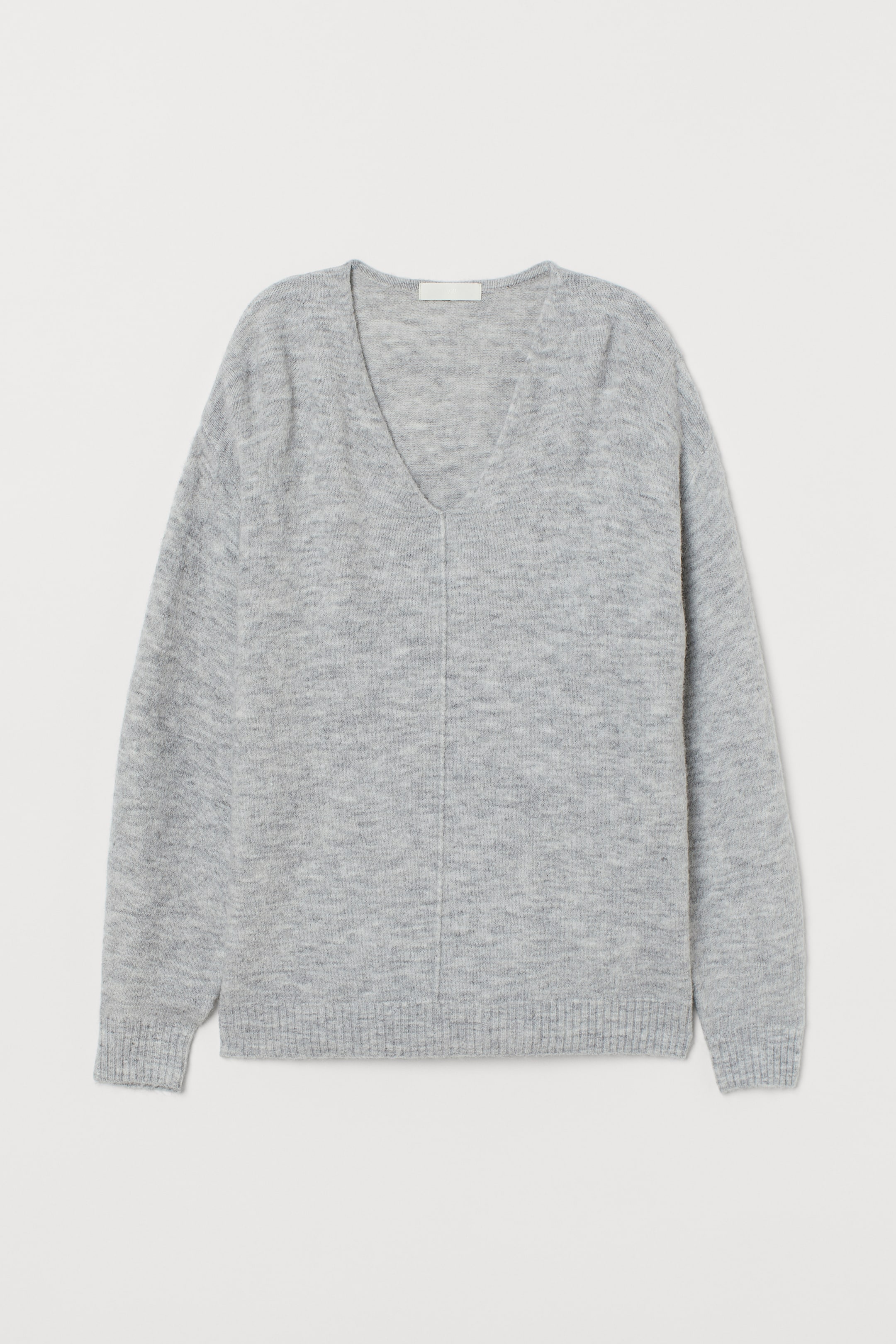 Visualizza immagine più grande: Pullover in maglia fine - Grigio chiaro mélange - DONNA | H&M IT 1