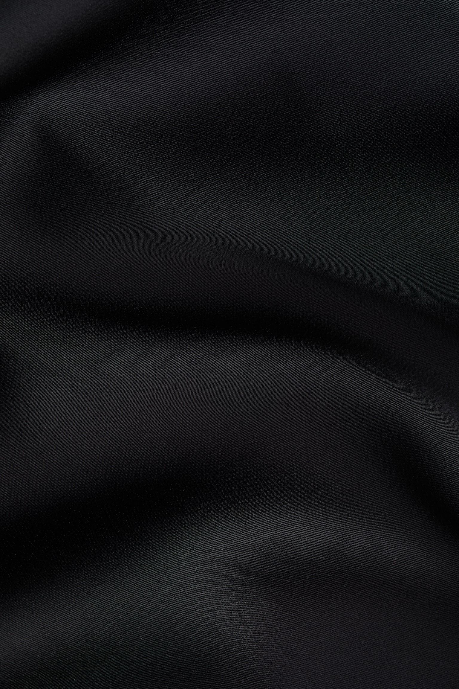 Lace-trimmed slip dress - Black - 2