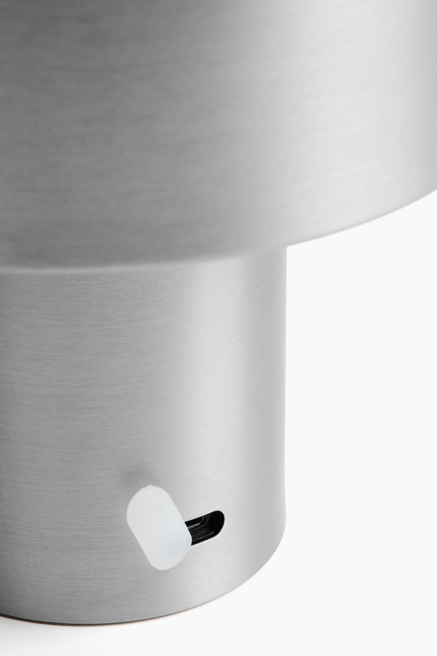 Oppladbar bordlampe - Sølvfarget/Lys beige - 6