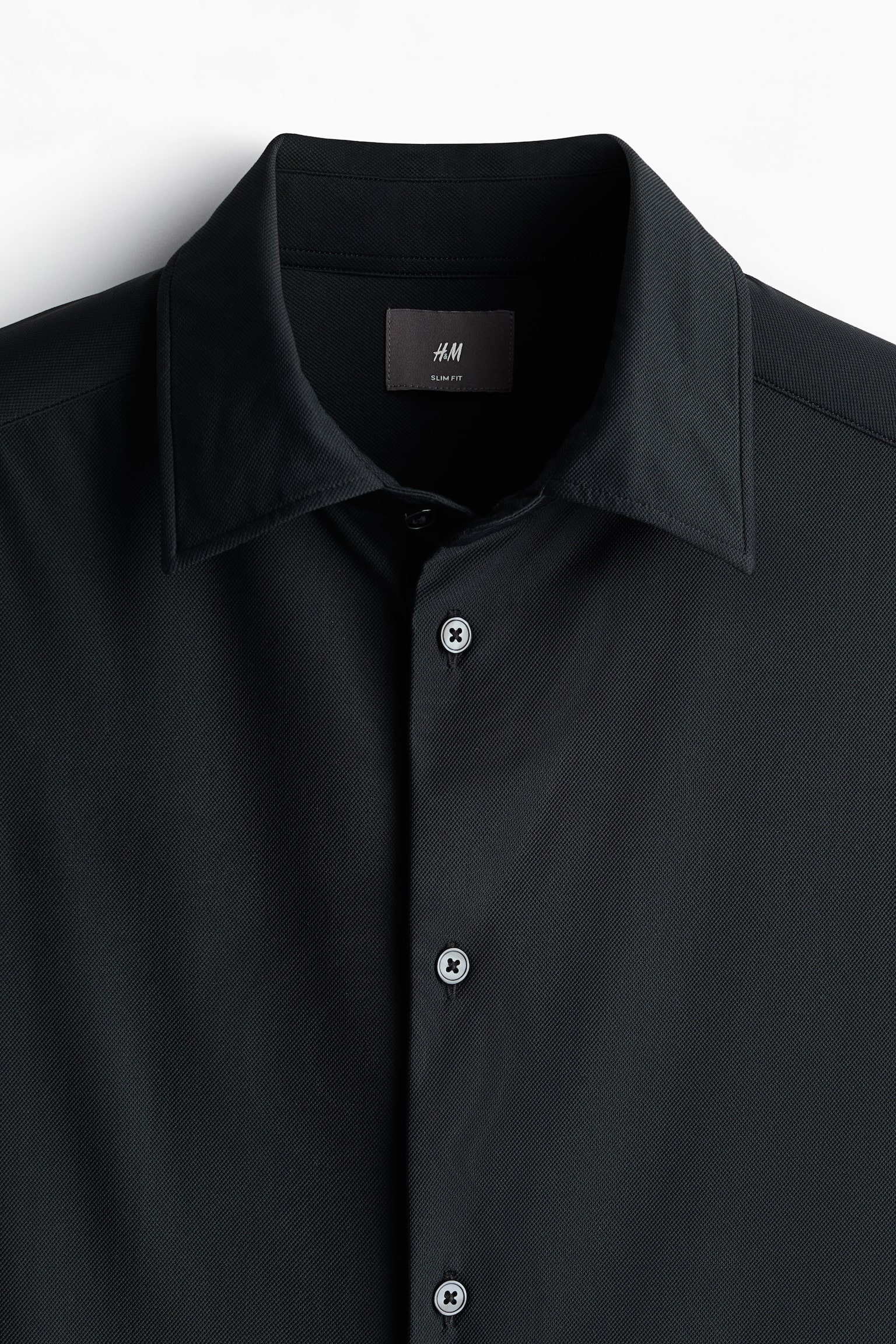 Slim Fit Shirt - Black/White - 6