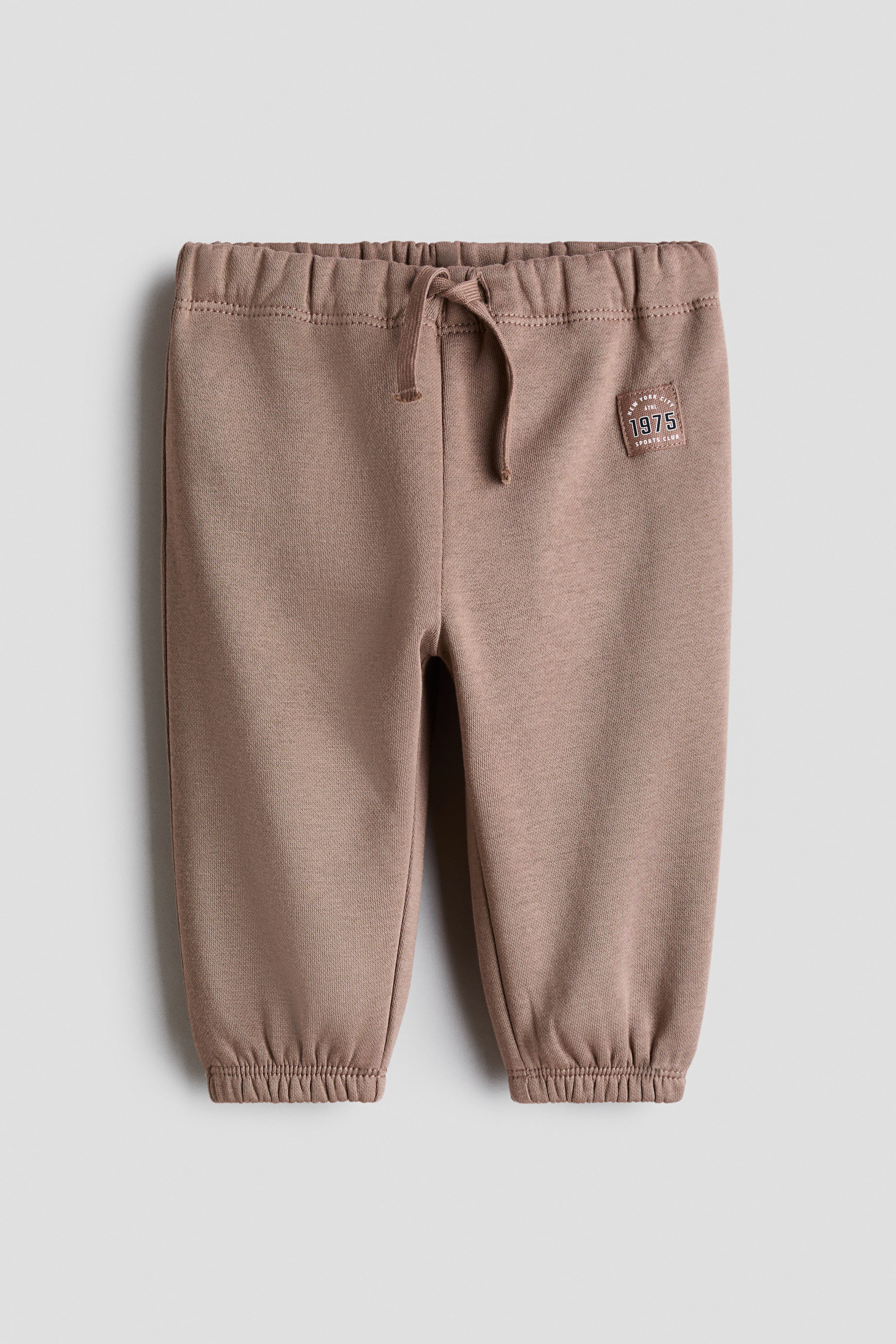 Agrandir l'image: Pantalon jogger en molleton - Marron clair - ENFANT | H&M BE 1