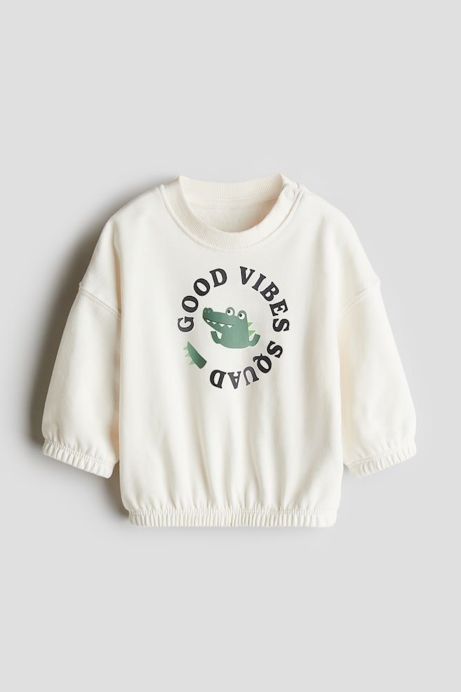 Sweat imprimé - Blanc/Good Vibes Squad/Vert/Ultimate - 1