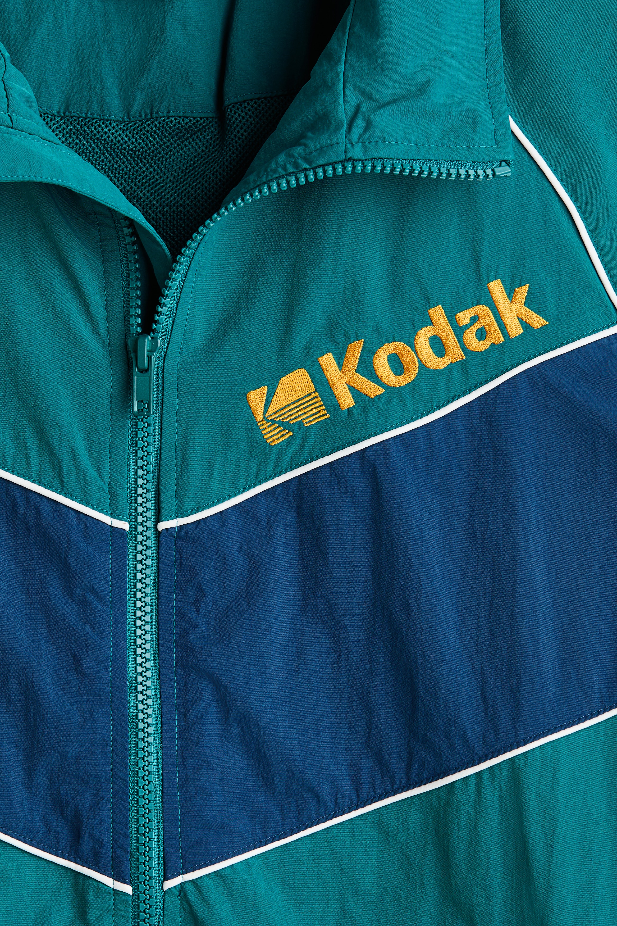 レディース Kodak カラーブロックジャケット