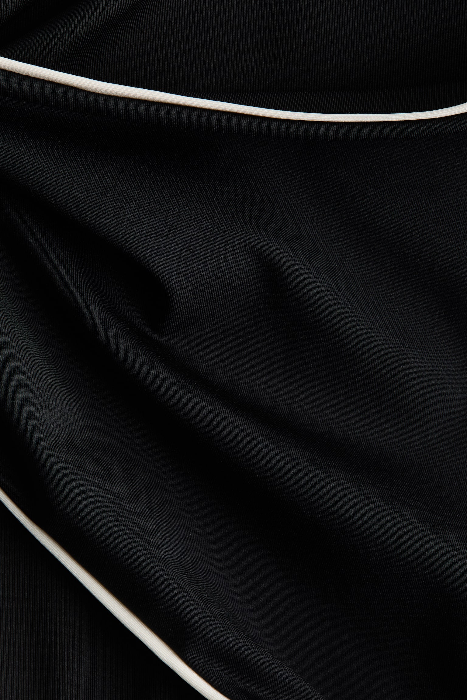 Kostium kąpielowy bandeau High Leg - Czarny - 4