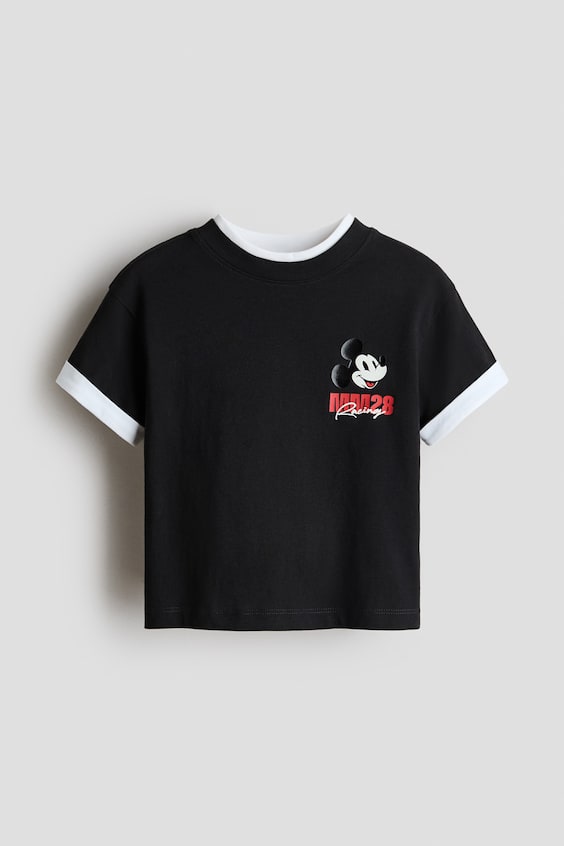 Детские футболки H&M Layered-Look Printed T-Shirt