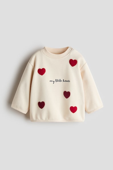 Motif-detail sweatshirt