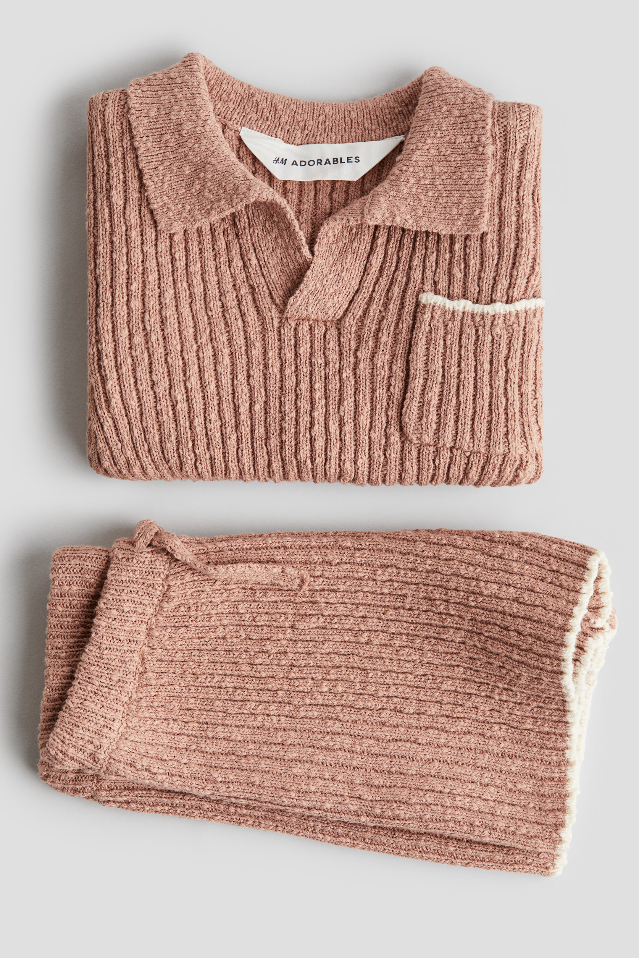 2-piece Bouclé-Knit Set