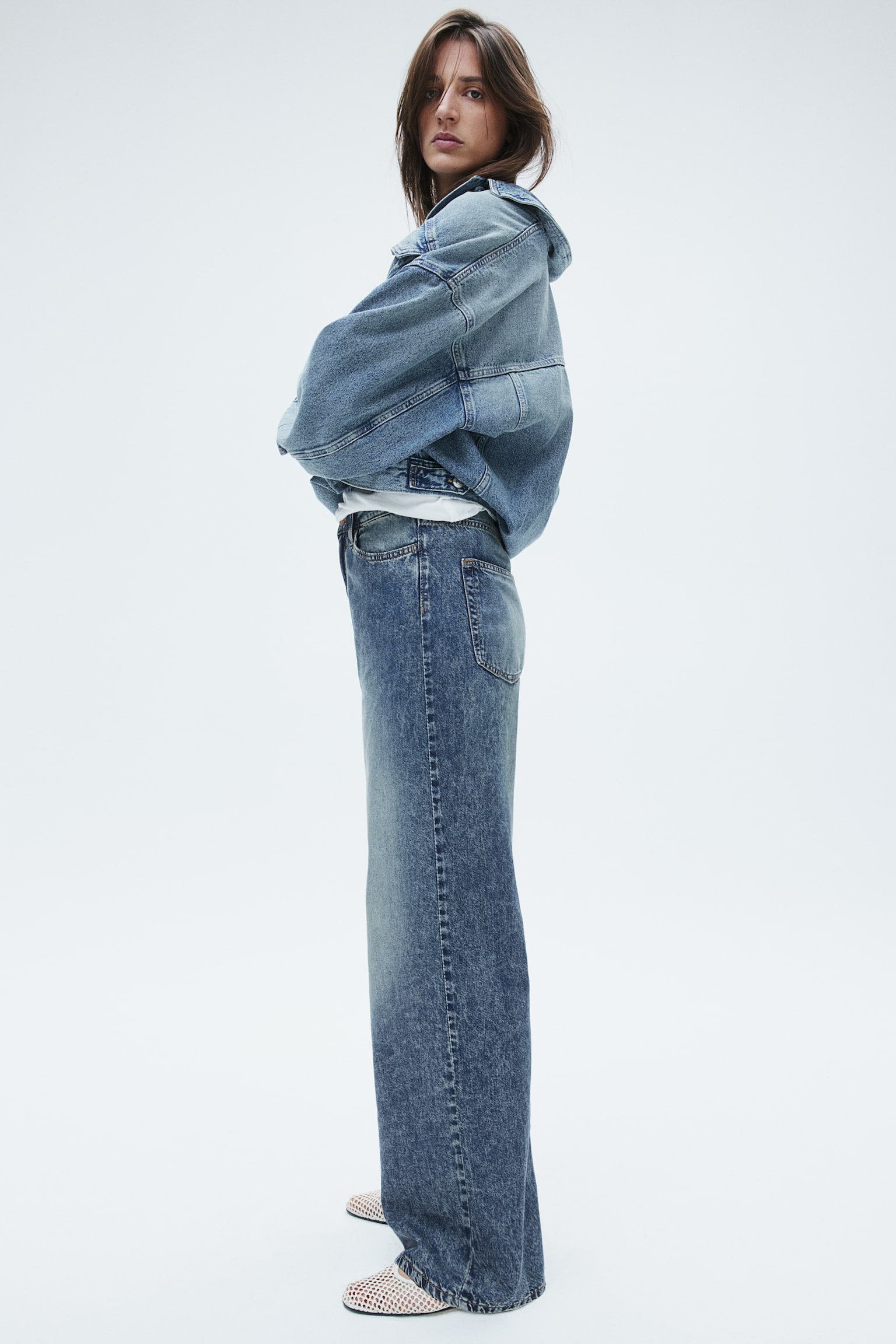 Wide Ultra High Jeans - Denim blue/Light denim blue/Black/Light denim blue/Dark denim blue/Dark denim blue/Beige/White/Grey/Light denim blue - 6