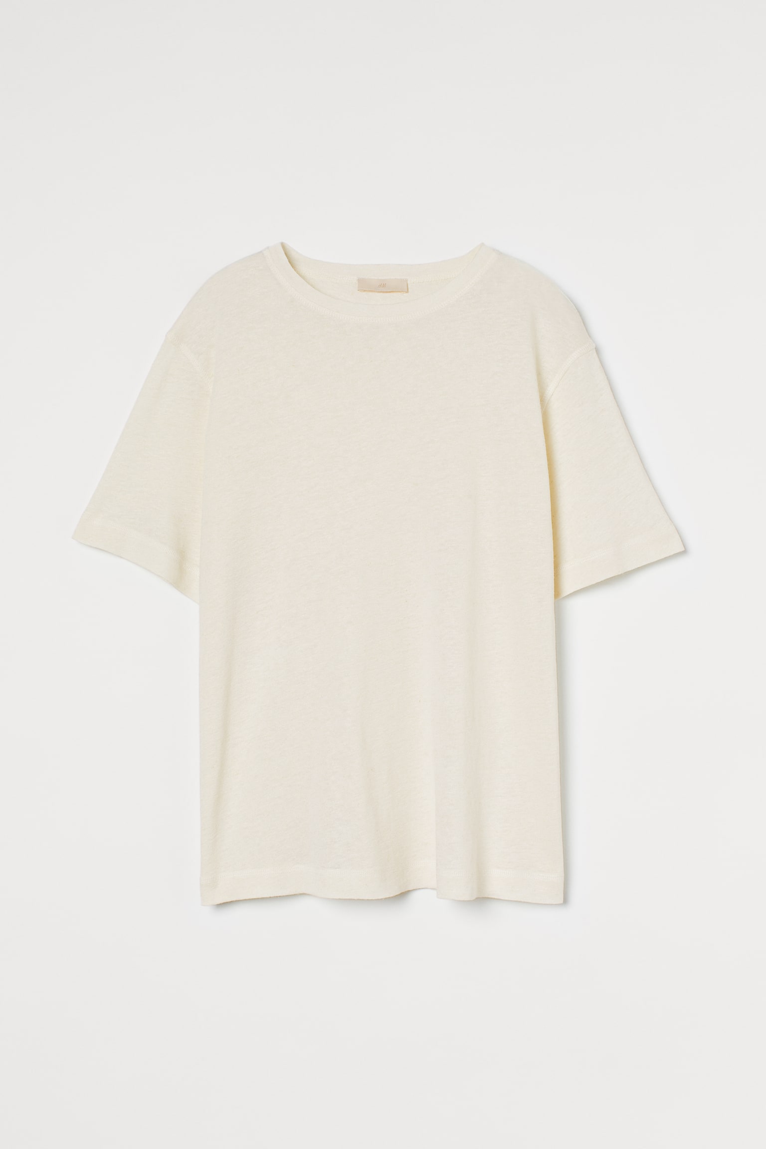 T-shirt oversize - Crème