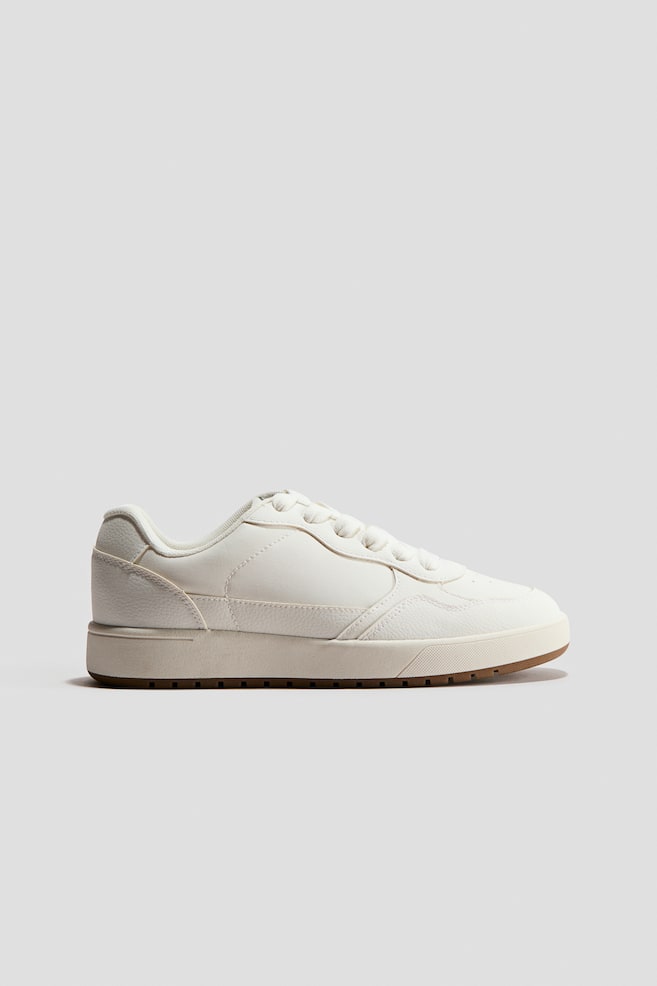 Trainers - White/White/Navy blue - 1