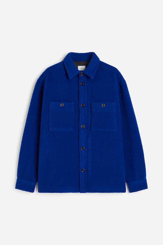 Loose Fit Overshirt - Bright blue/Navy blue/Forest green - 2