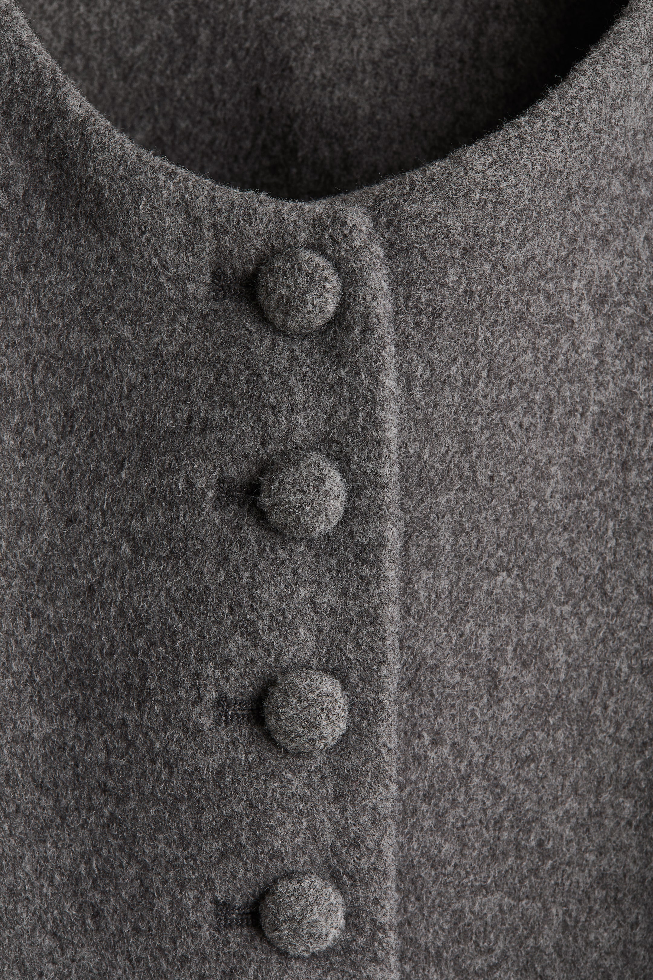 Collarless Jacket