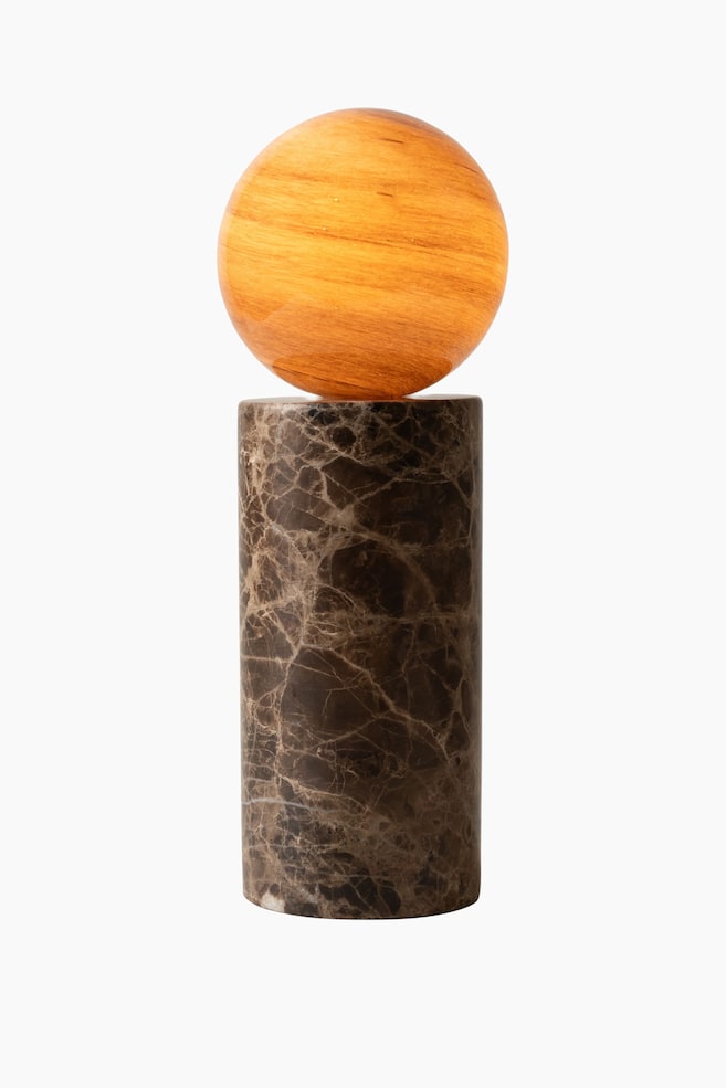 Tivoli Tischlampe - Braun/Sand/Weiß - 1