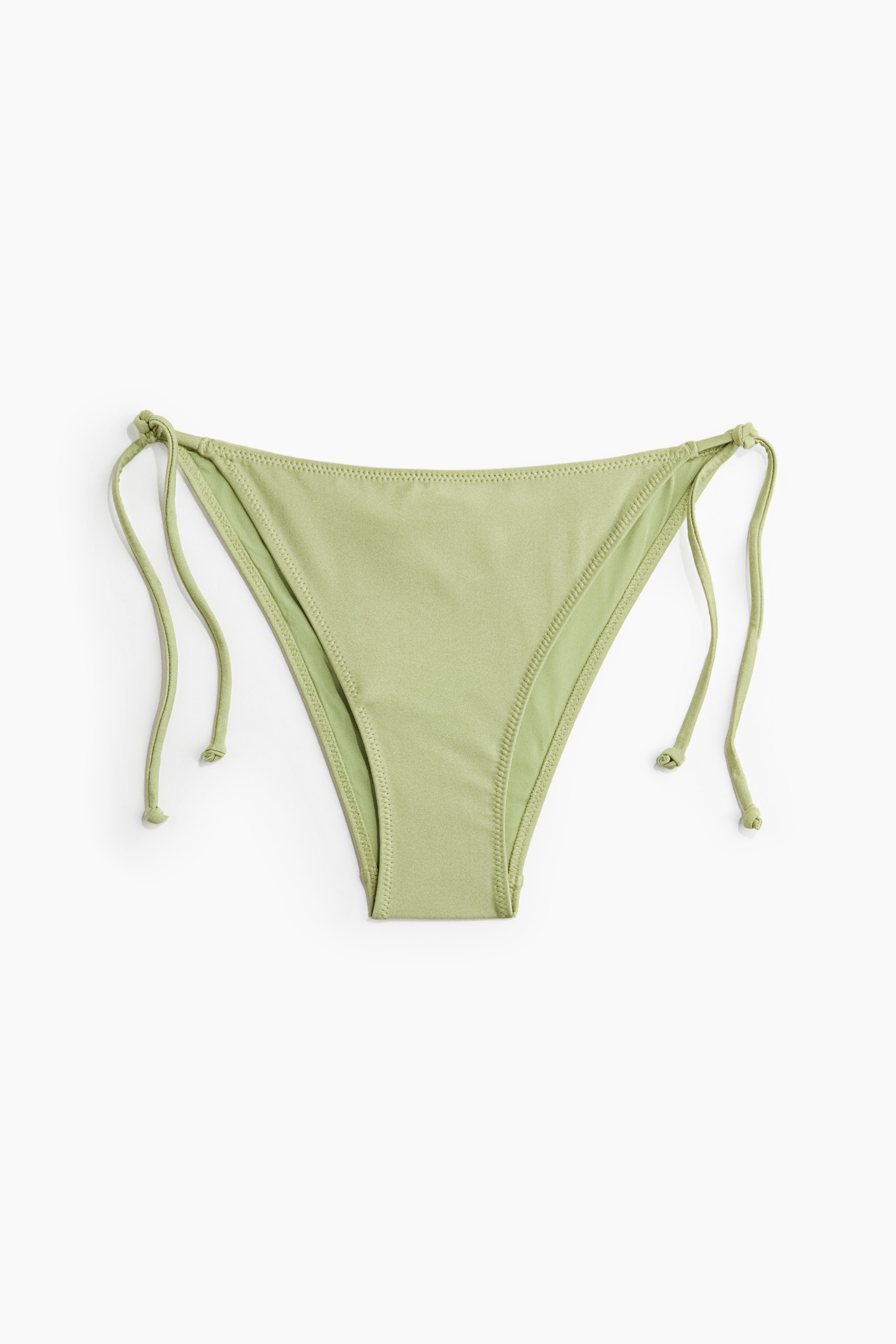 Bas de maillot Tanga à nouer - Vert ancien clair/Blanc/palmiers/Vert foncé/Bleu/Blanc/motif rouge foncé/Vert lime/Marron foncé/blanc