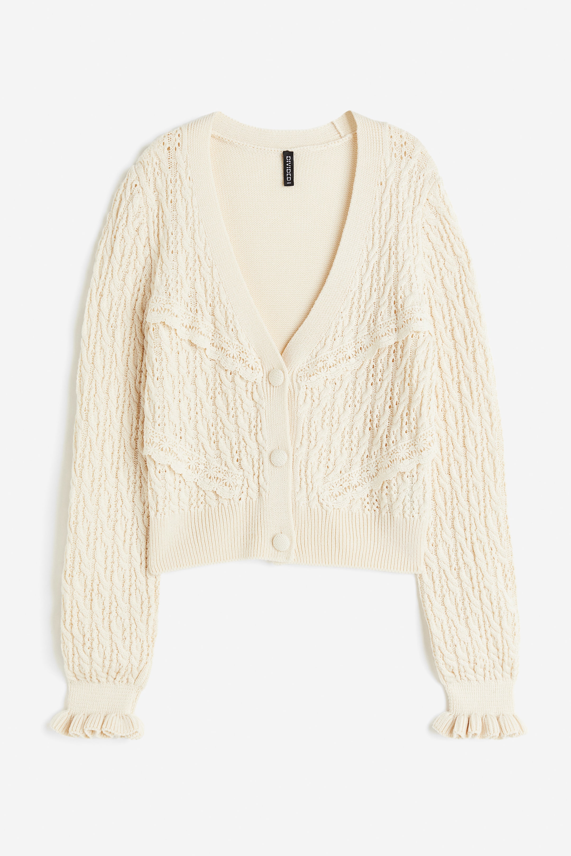 Textured-knit Cardigan