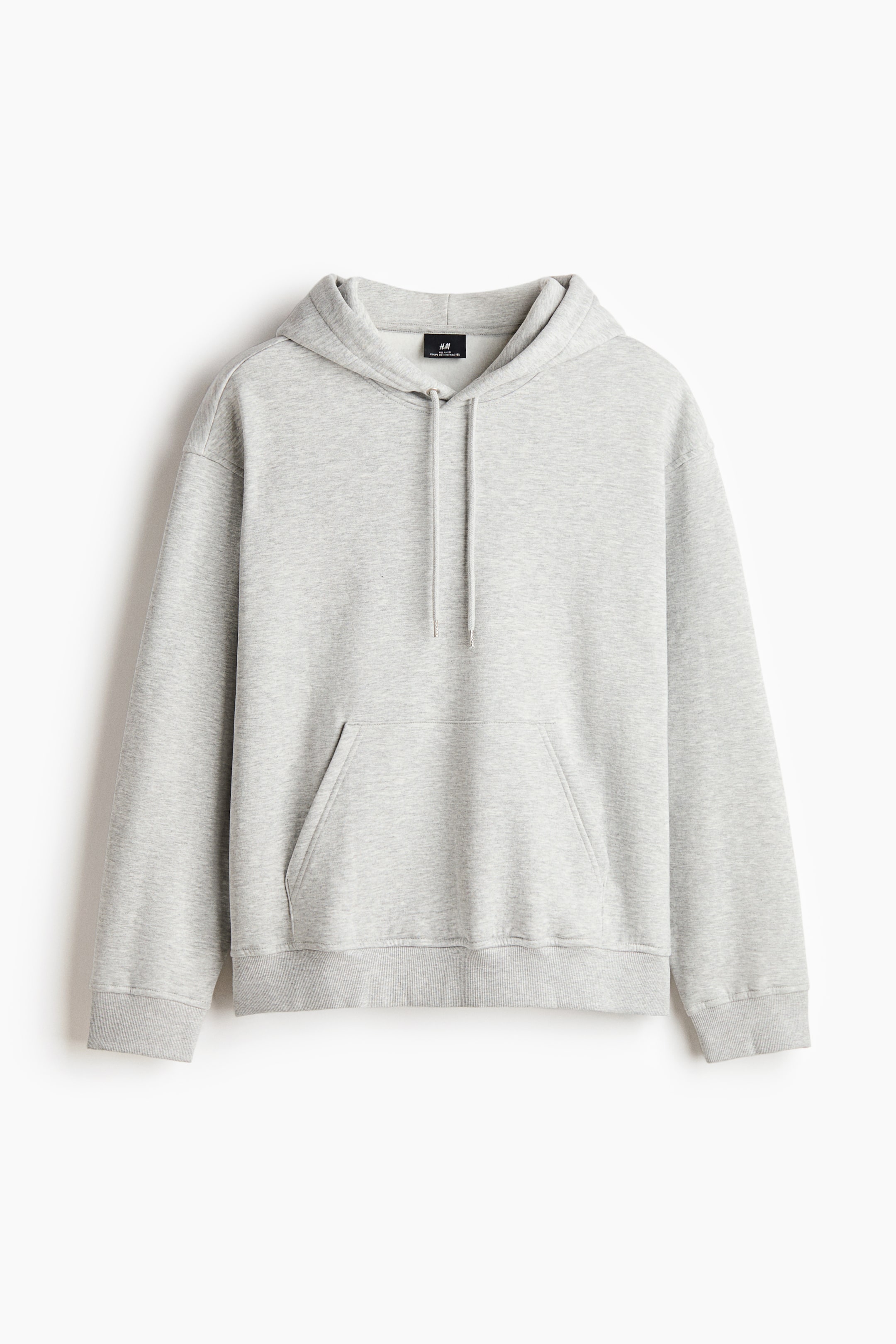 View larger image: Loose Fit Hoodie - Light grey marl - Men | H&M GB 5