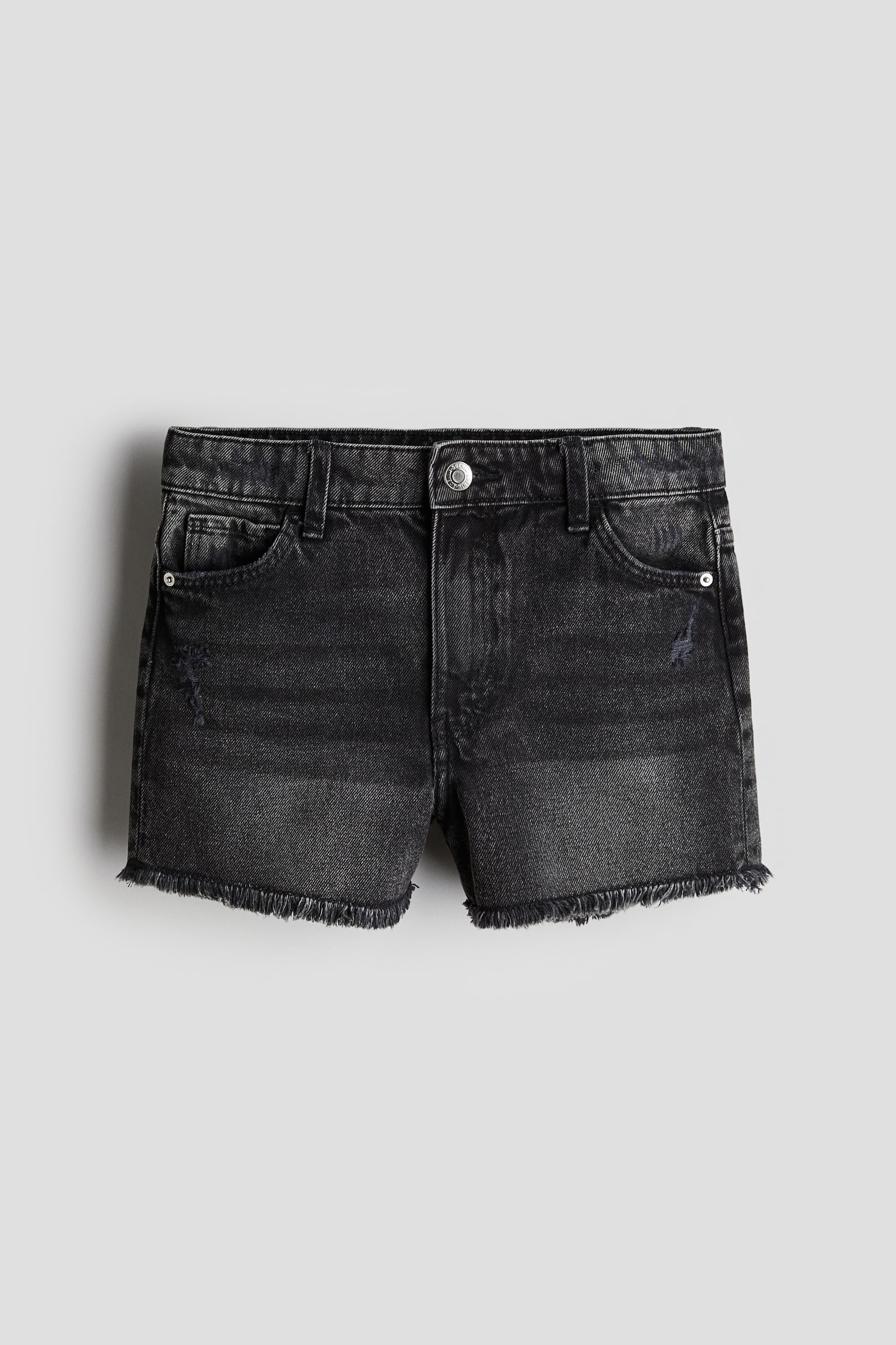 Denim Shorts - Washed out black/Denim blue/Pale denim blue/White/Light pink/Denim blue - 1