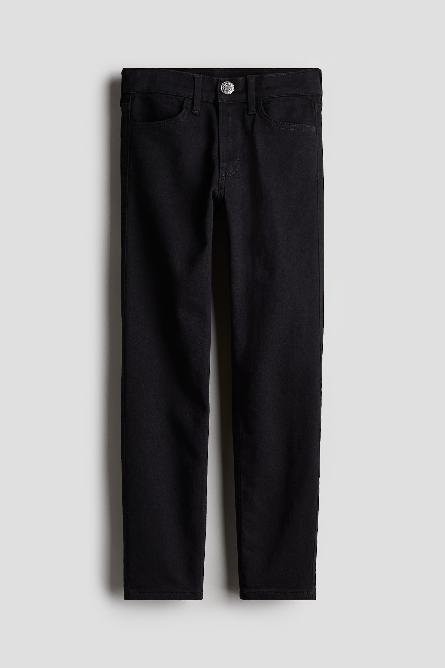 Детские джинсы H&M Comfort Stretch Slim Fit, цвет: Чёрный — фото 1