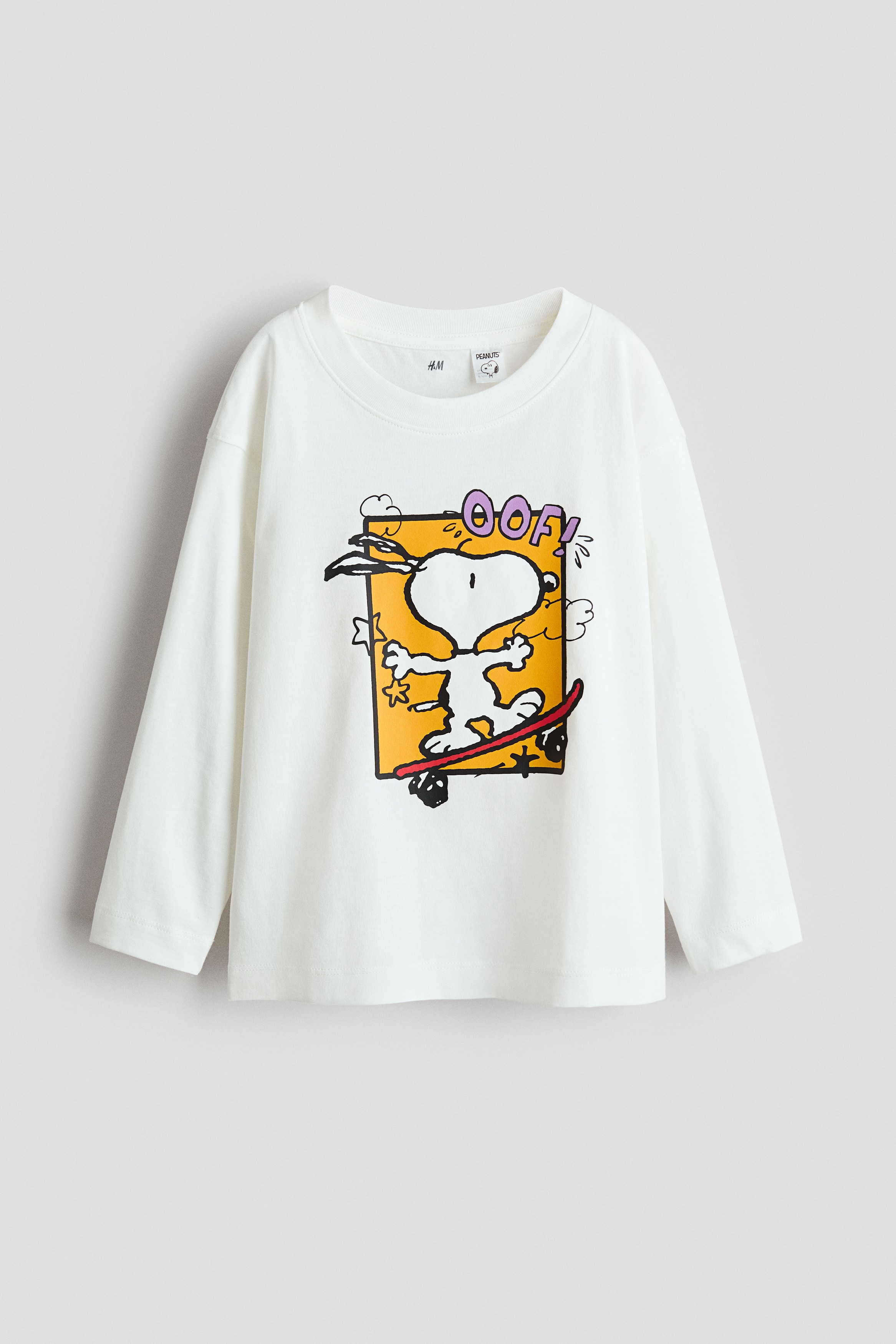 プリント長袖Tシャツ - ホワイト／スヌーピー/ブライトブルー／スヌーピー/ホワイト／スヌーピー