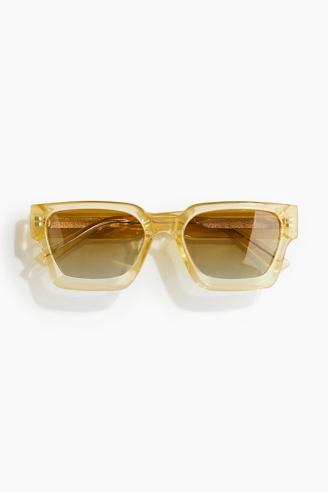 Polarized Sunglasses - Yellow/Light gray/Brown/tortoiseshell pattern - 1