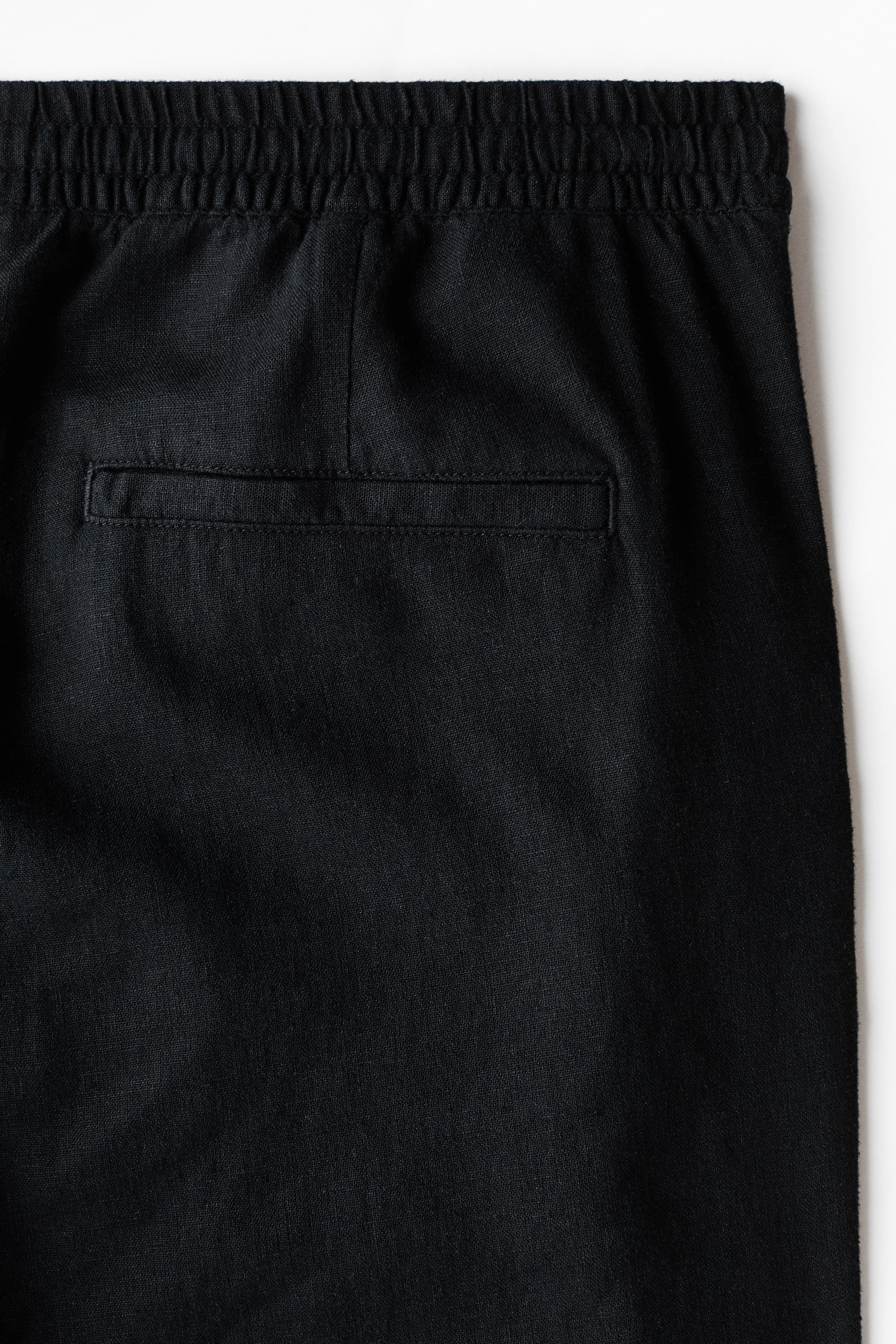 Мужские брюки H&M Relaxed-Fit Linen-Blend Pants — фото 4