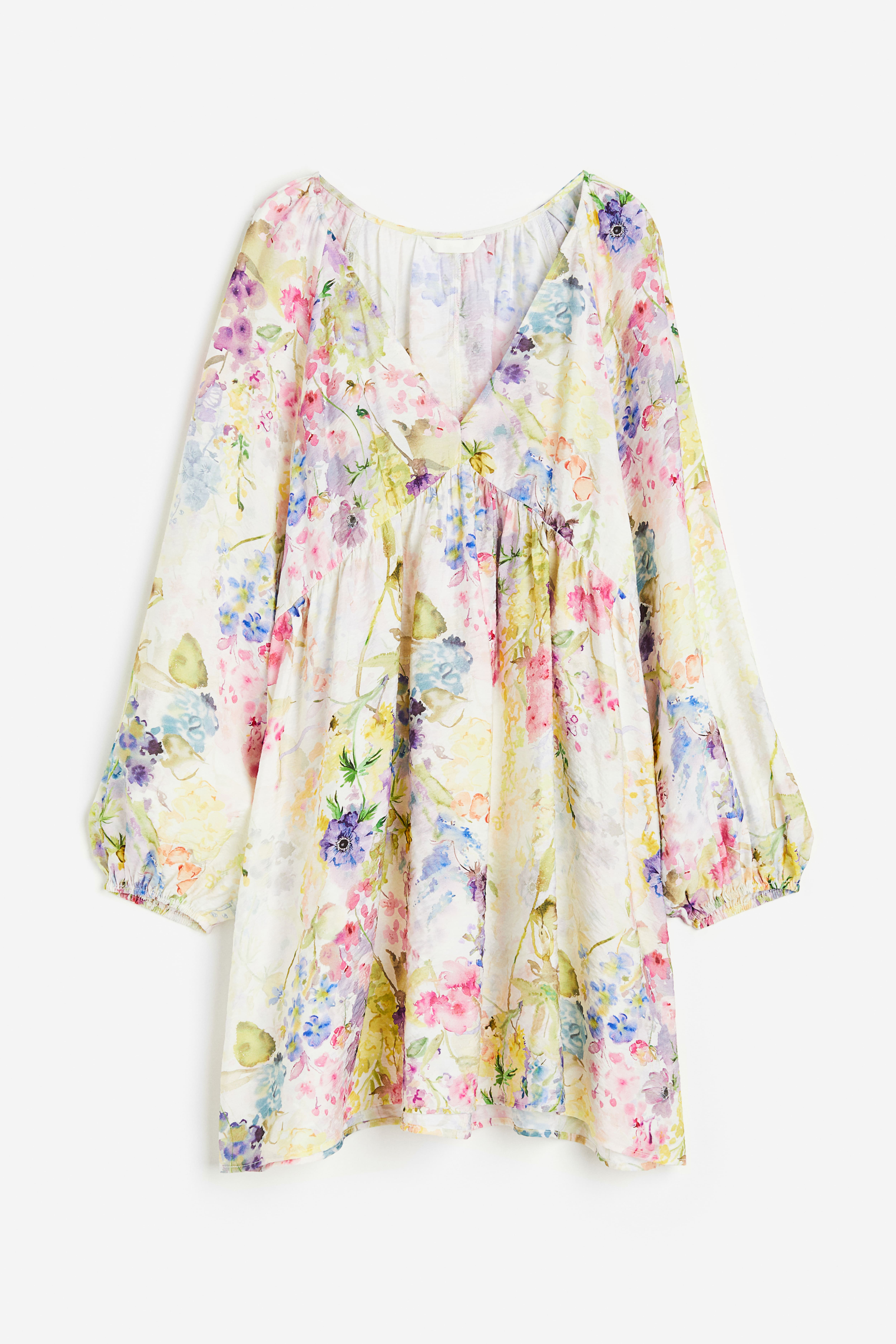 Hm white floral dress best sale