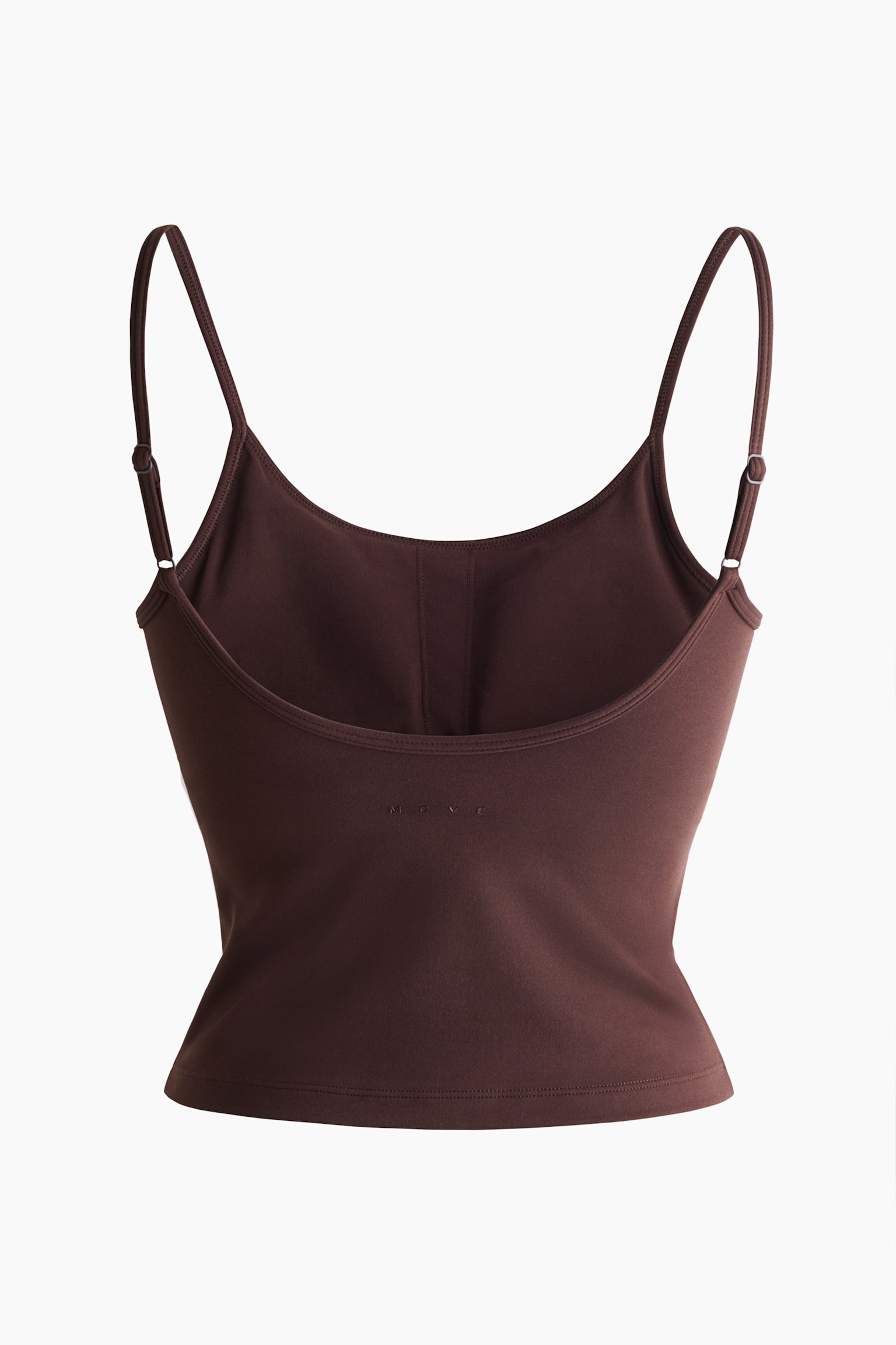 Top deportivo de sostén integrado con SoftMove™ - Warm brown/Chabacano claro/Ciruela chocolate - 3