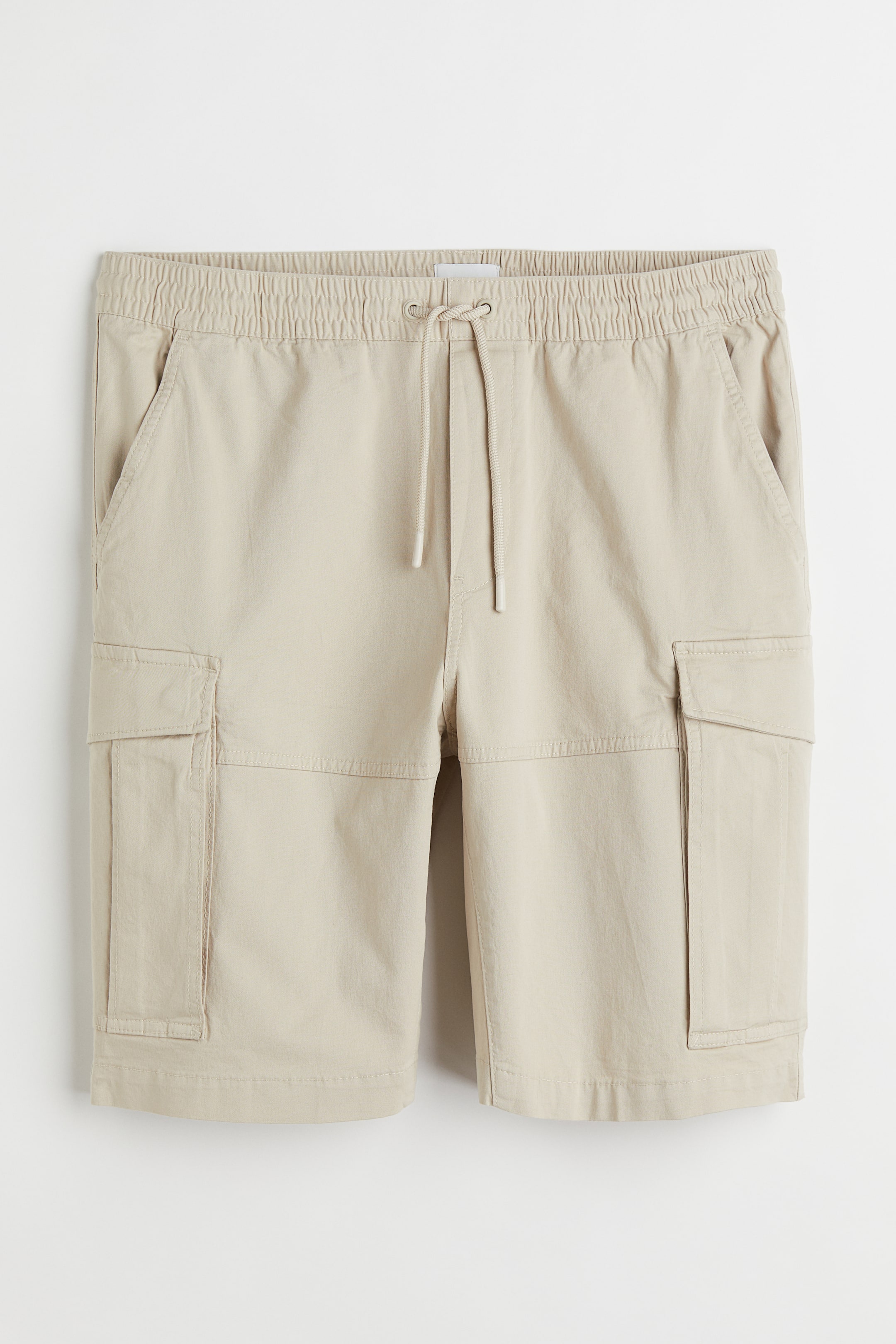 View larger image: Regular Fit Twill Cargo Shorts - Light beige - Men | H&M AU 1