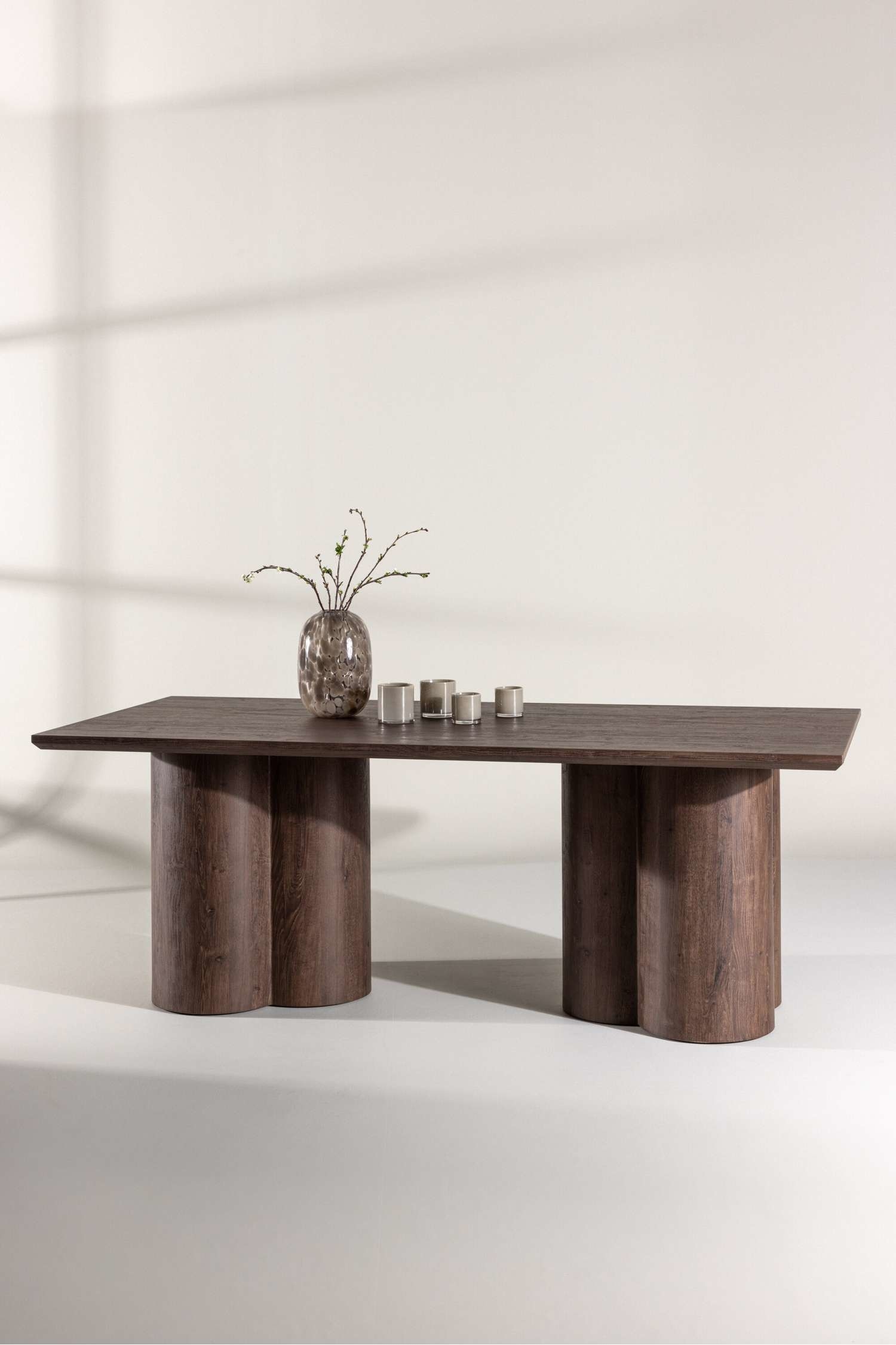 Olivia Esstisch - Mdf, Braun