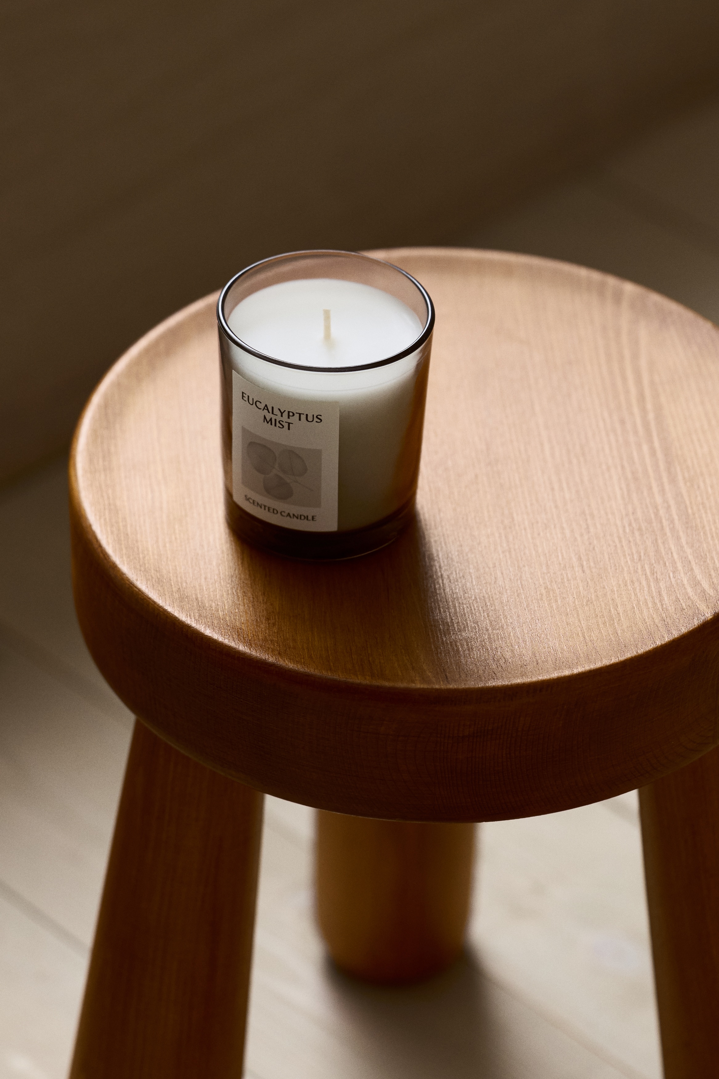 Scented Candle in Glass Holder - Eucalyptus Mist/Lemon Verde/Minted Fig/Vanilla Patchouli