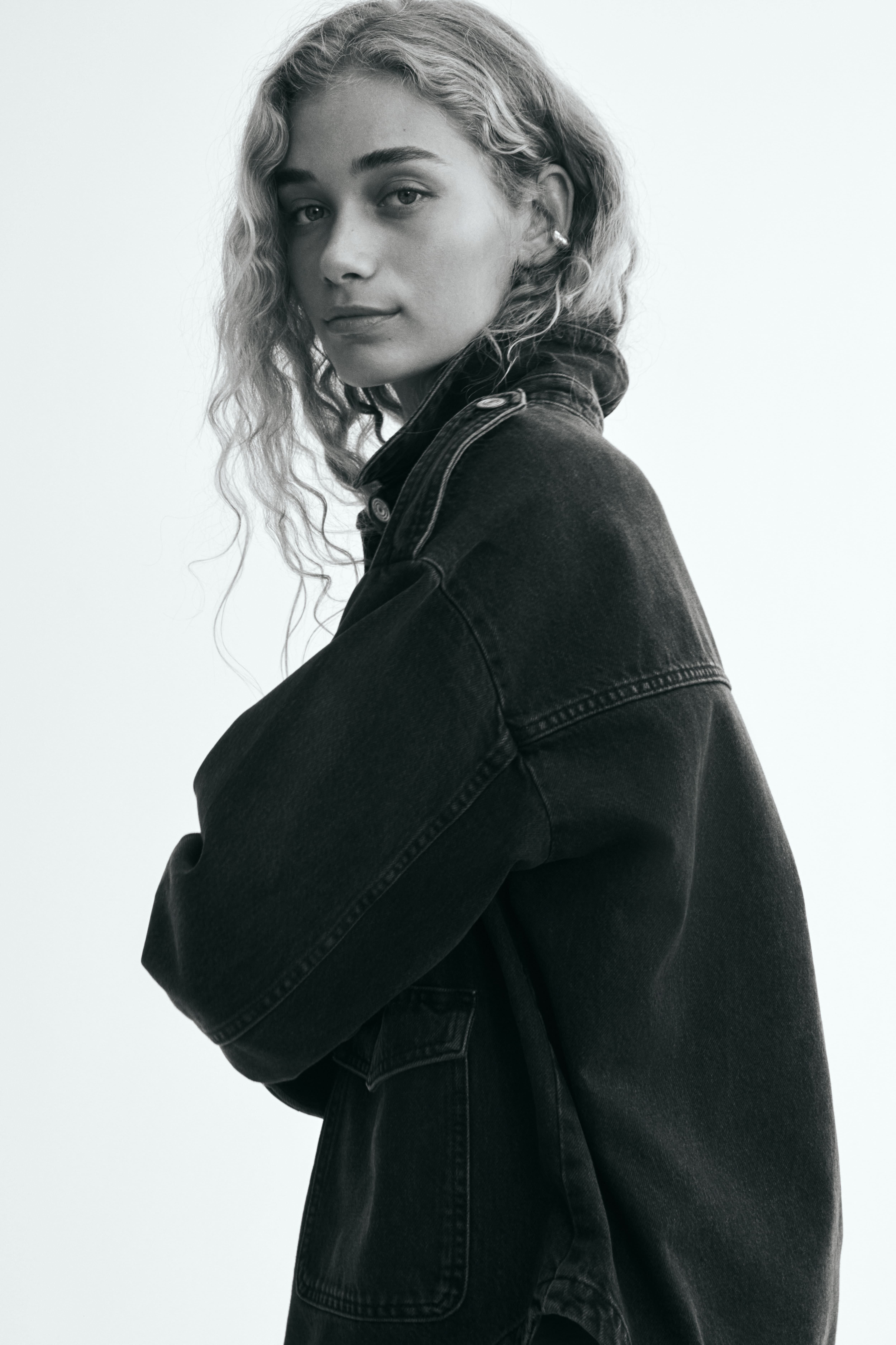 Oversized Denim Overshirt