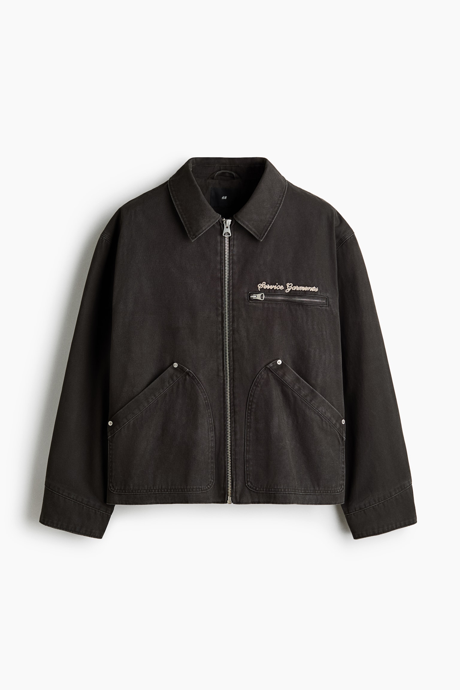 Мужская куртка H&M Workwear, цвет: Тёмный серый — фото 1