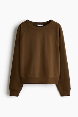 Sweatshirt med raglanärm