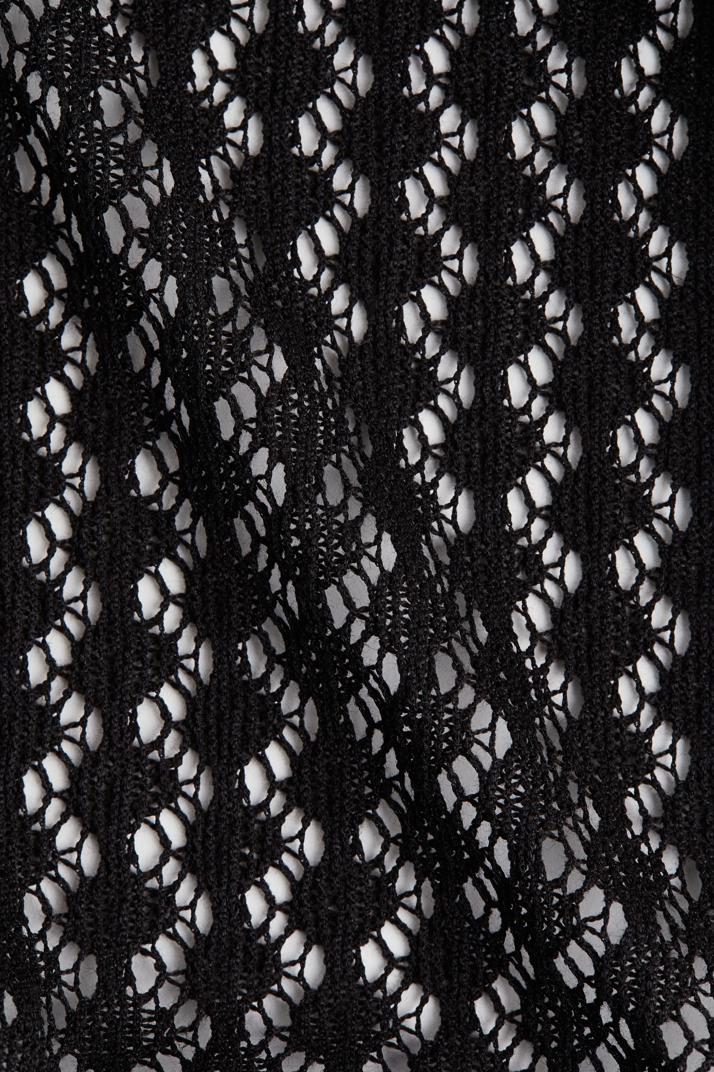 Pointelle-knit top
