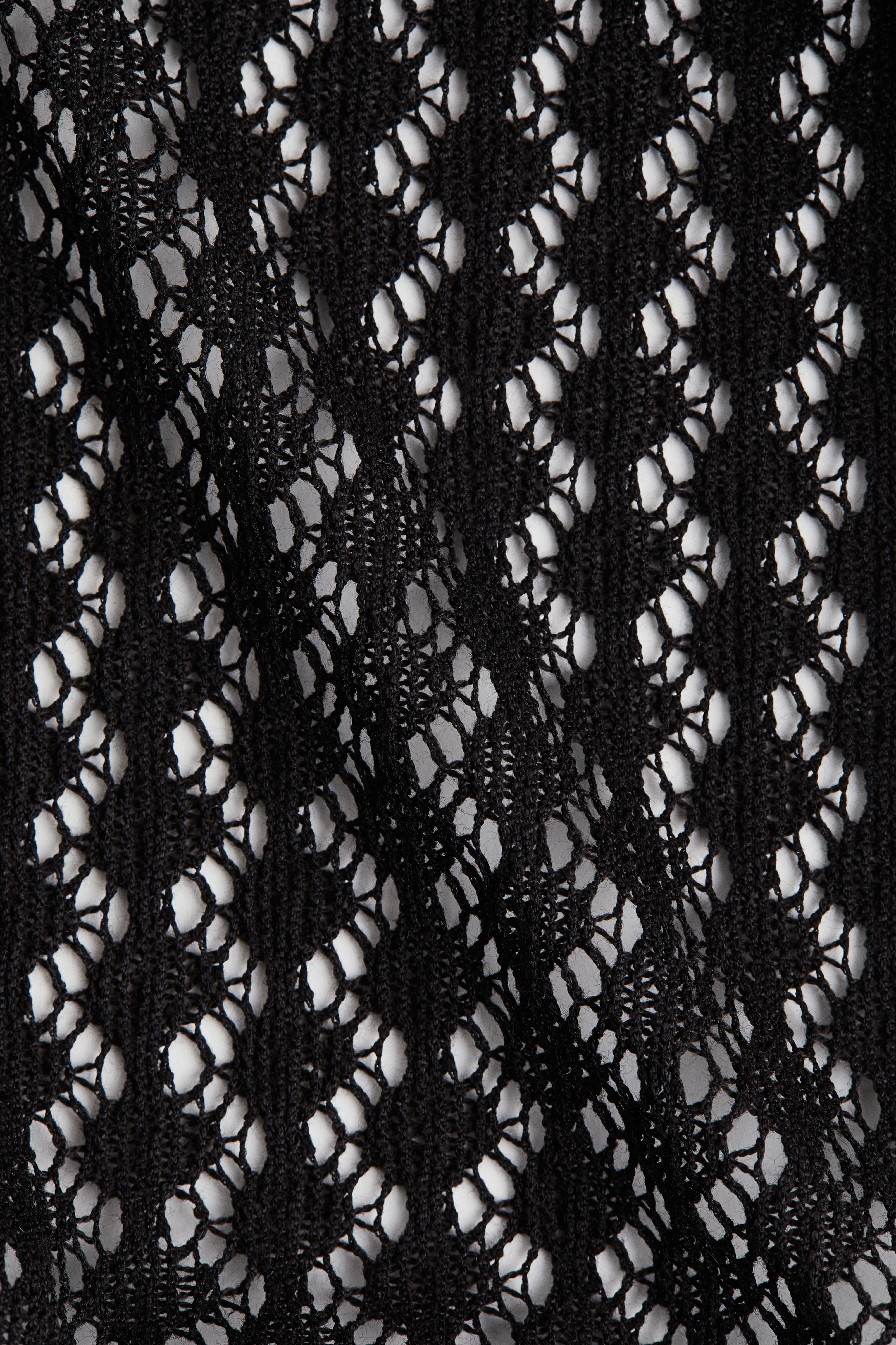 Pointelle-Knit Top