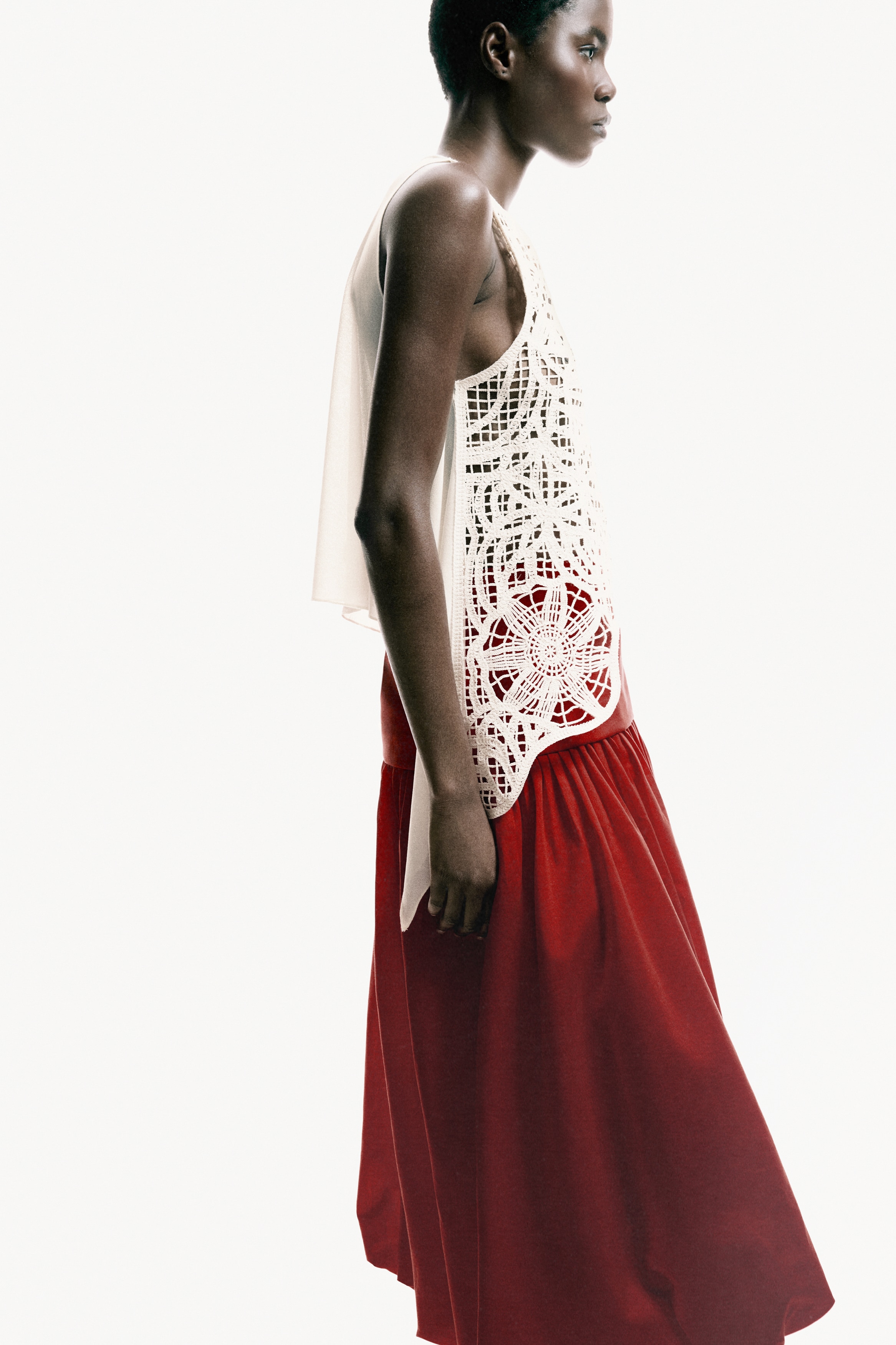 Asymmetric Crochet-Look Top from H&M - $44.99